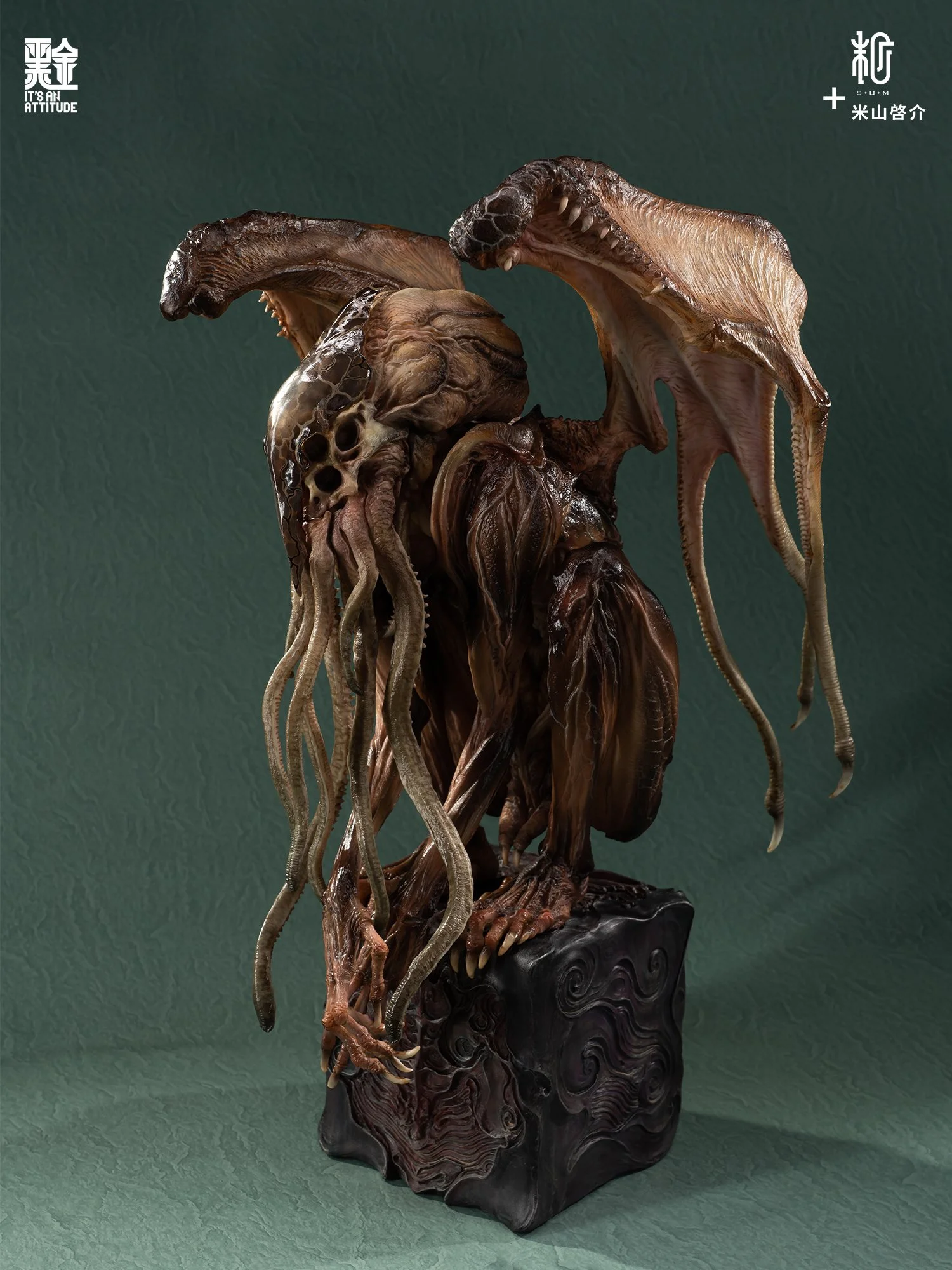 趣味・スポーツ・実用 Cthulhu World Tour Behind Enemy Lines Cthulhu Limited Edition resin art collectibles toy by Yoneyama