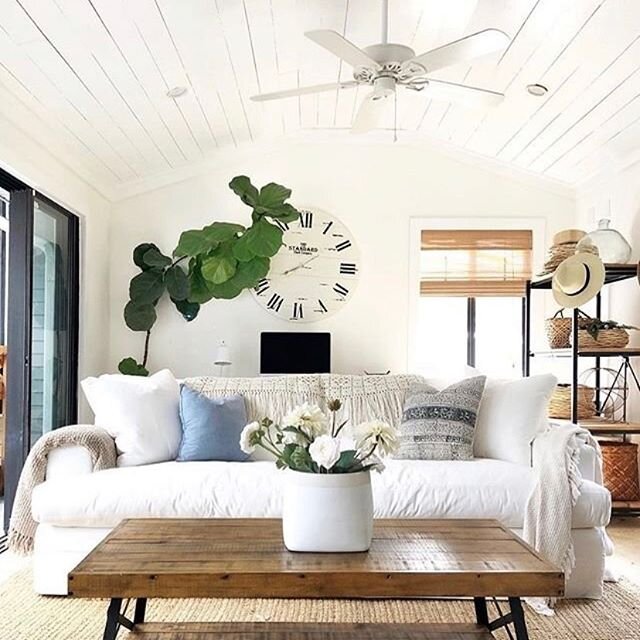 I&rsquo;ll be dining some renovating/decorating pretty soon. I&rsquo;m definitely OVER the shiplap wall phase that we&rsquo;ve all been subjected to for years. But I think I&rsquo;m truly obsessed when you move those planks to a vaulted ceiling. Now,