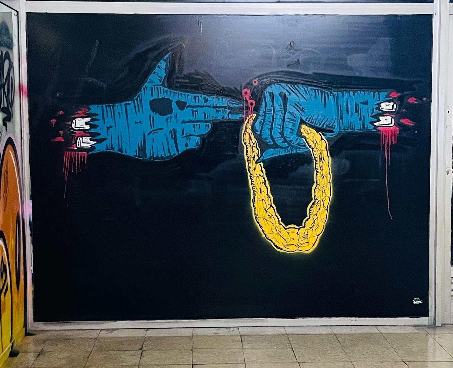 Seen in an underground music collaborative in Porto. 
&hellip;
When we say #atlantainfluenceseverything, we really mean it. #rtj #runthejewels