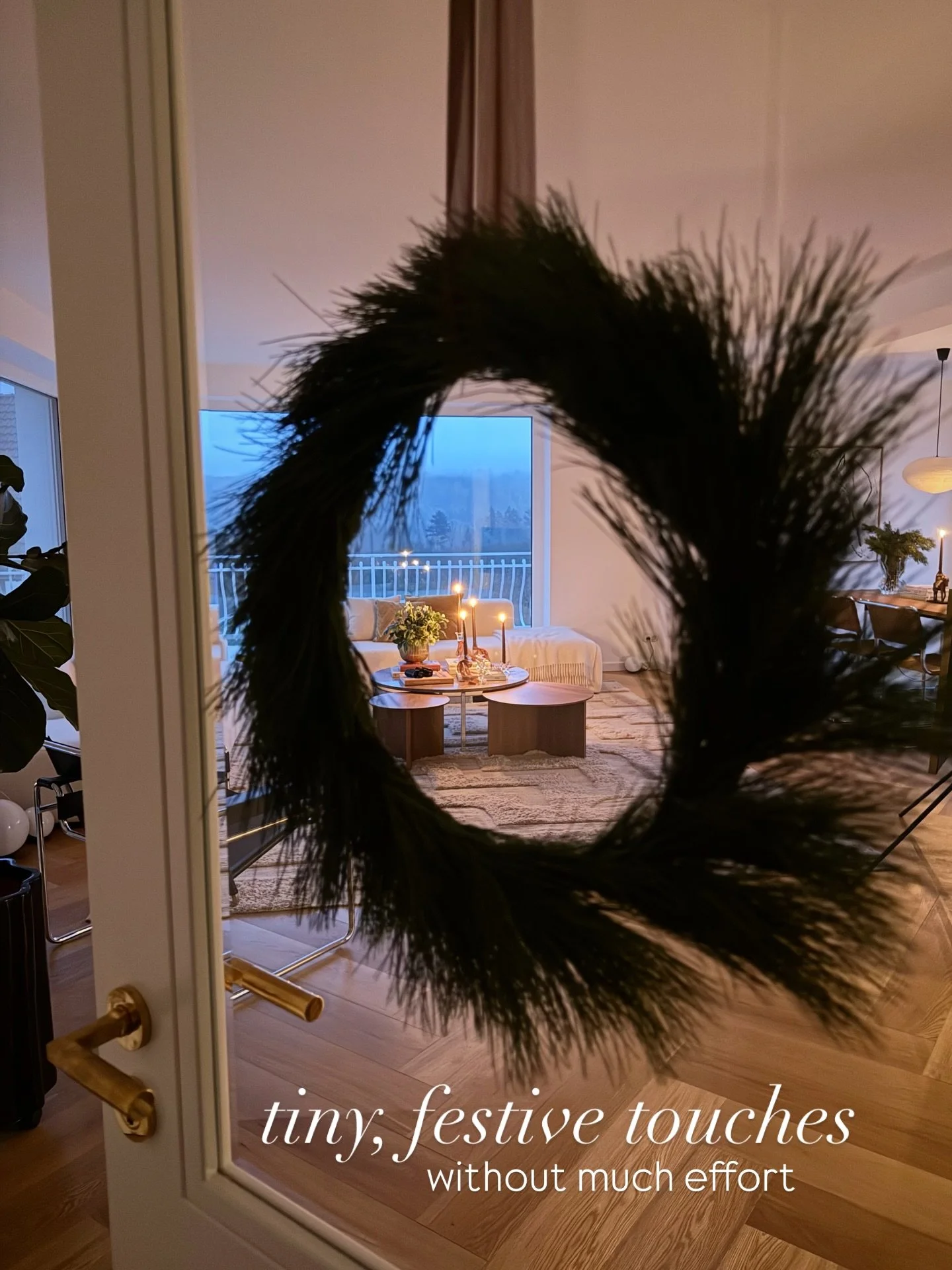 tiny, festive touches without much effort 💫