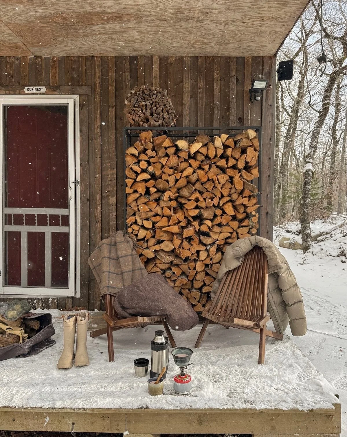 Winter love ❄️🪵☃️