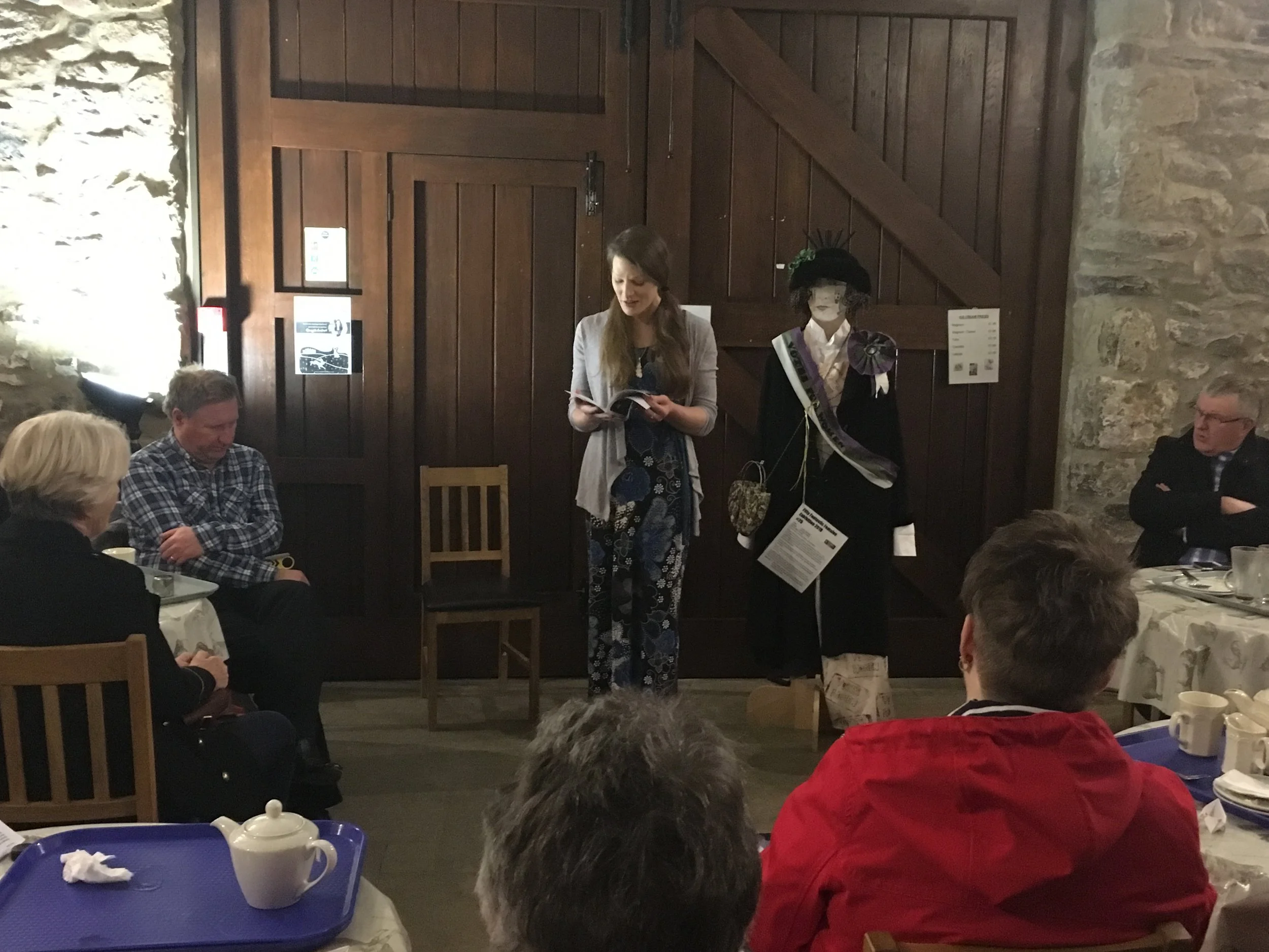 Georgie then pleased us with some readings - it’s always riveting to hear poem in the poet’s voice!
