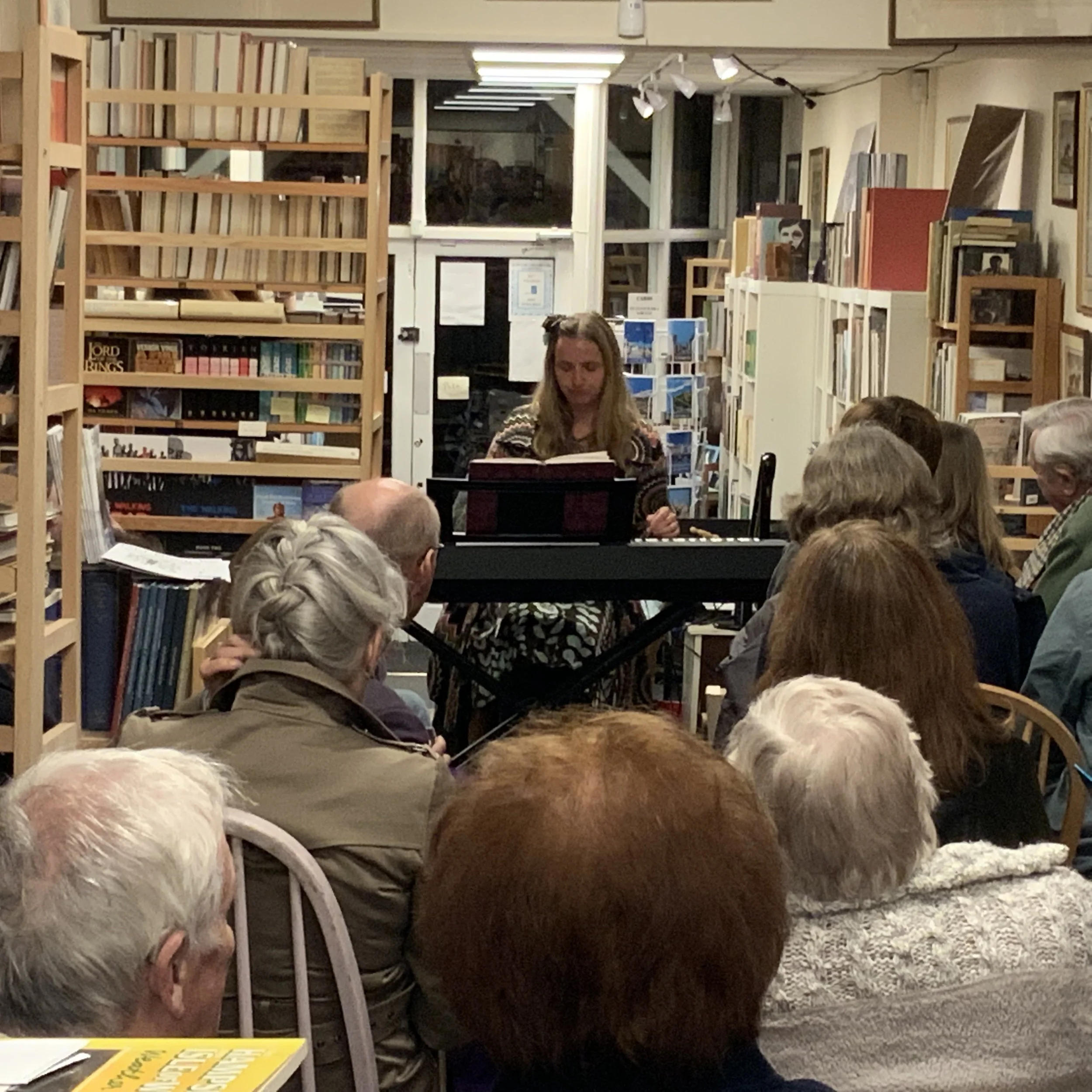 Musician Magdalena Atkinson shared some of her music, which focussed on relationships and hope.