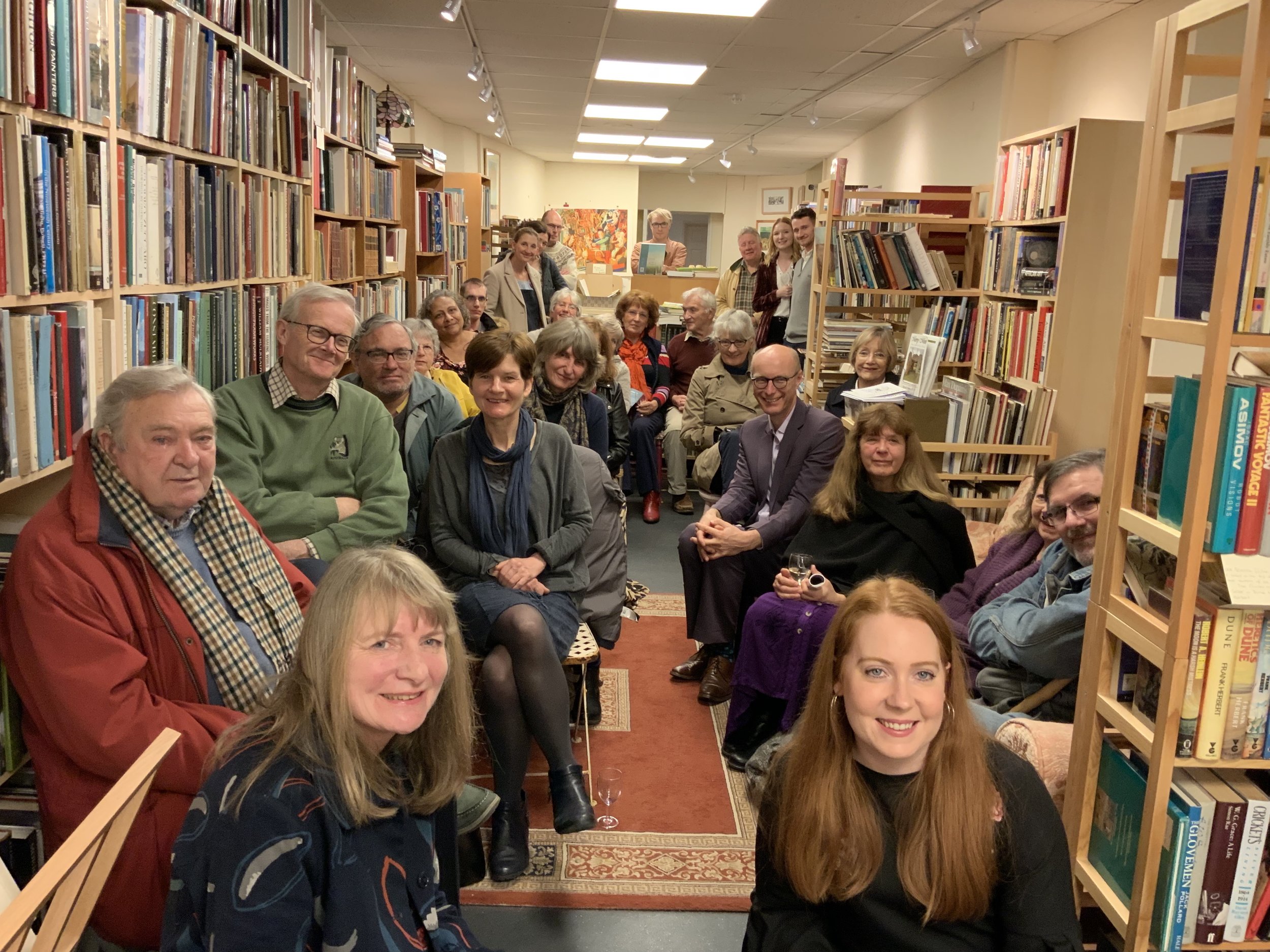 We had a fabulous evening! What a great bunch, a great venue, and a great launch!