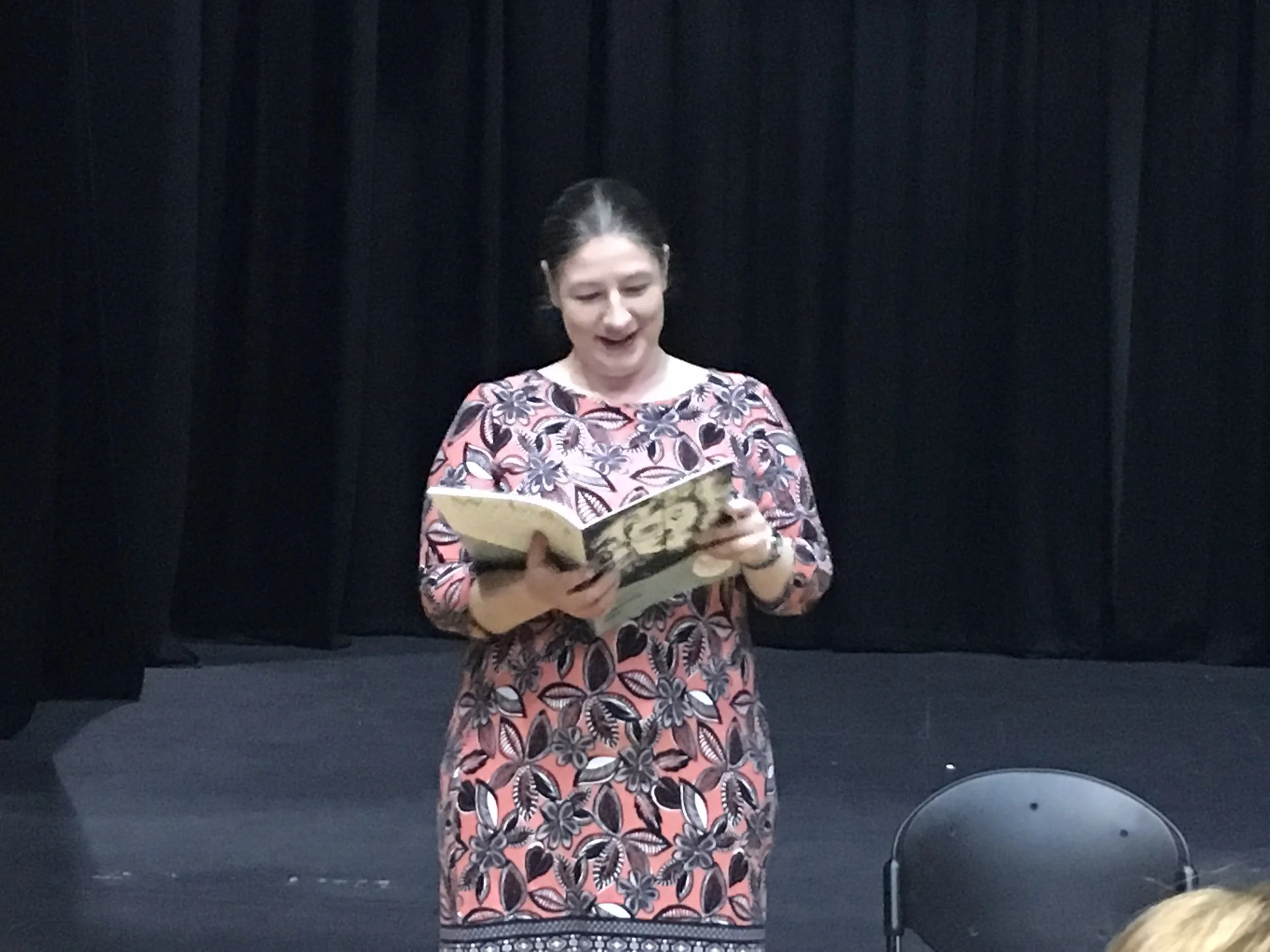 Sarah shared her second piece of fiction, in which her 11-year-old character accidentally kills her neighbour’s hamster!