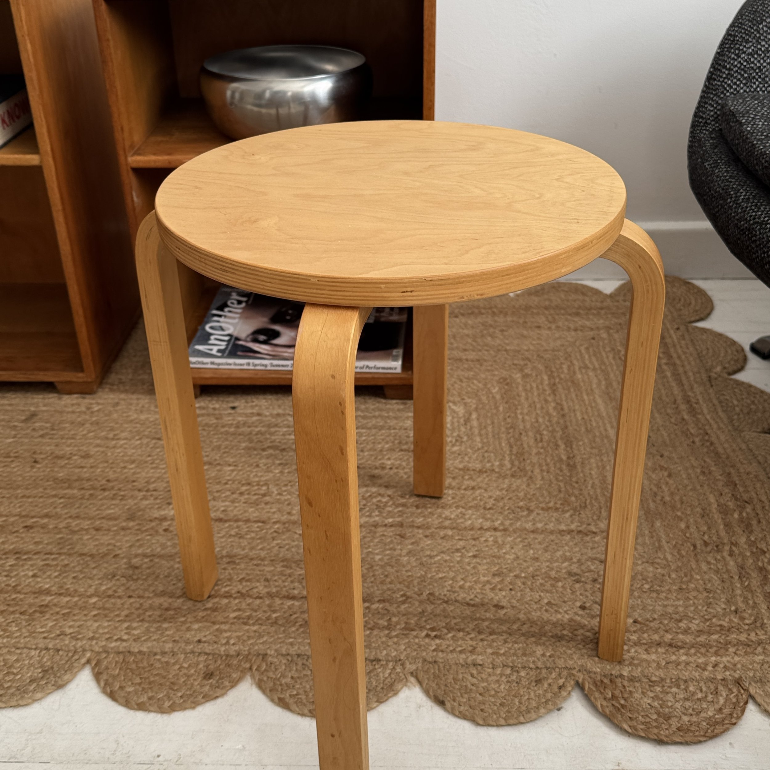 90s Ikea Frosta Aalto Style Stool  -UK POST INC