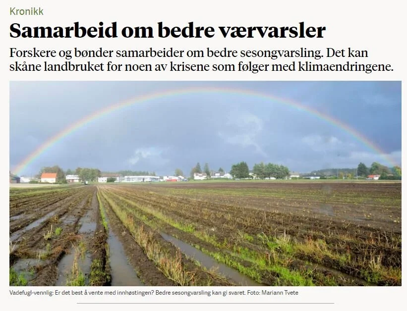 Kronikk: Samarbeid om bedre værvarsler