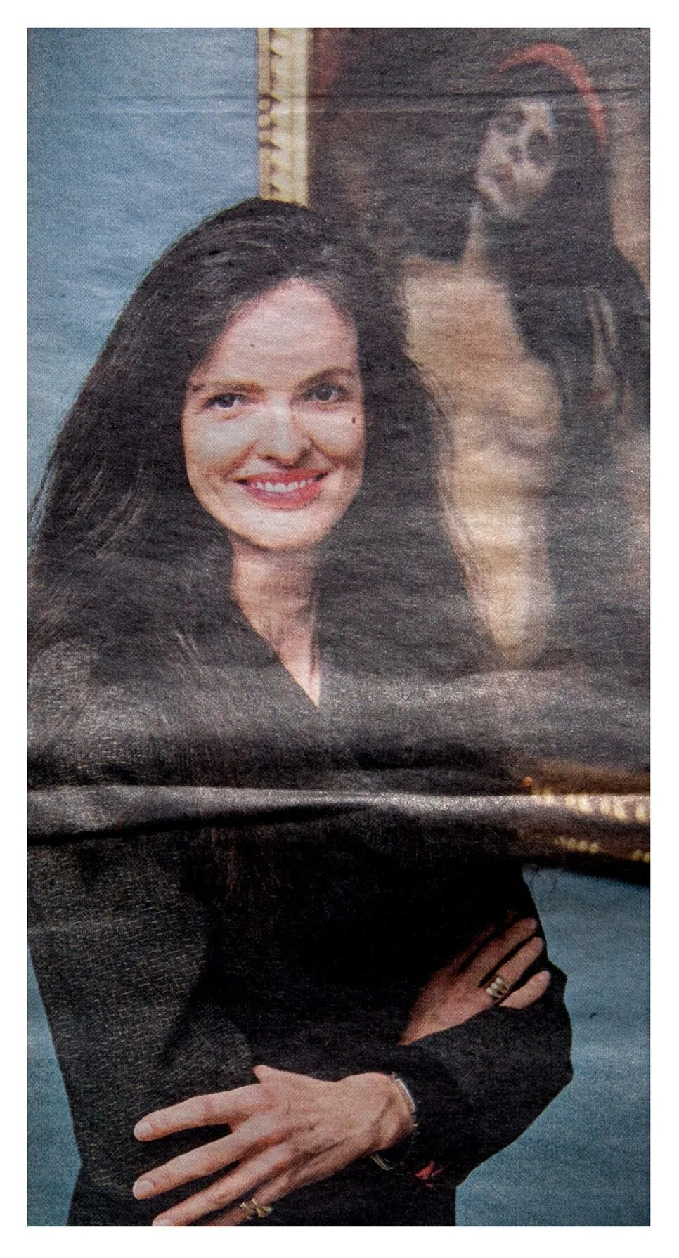 Bettina is no stranger to putting art in the frame, Evening Standard