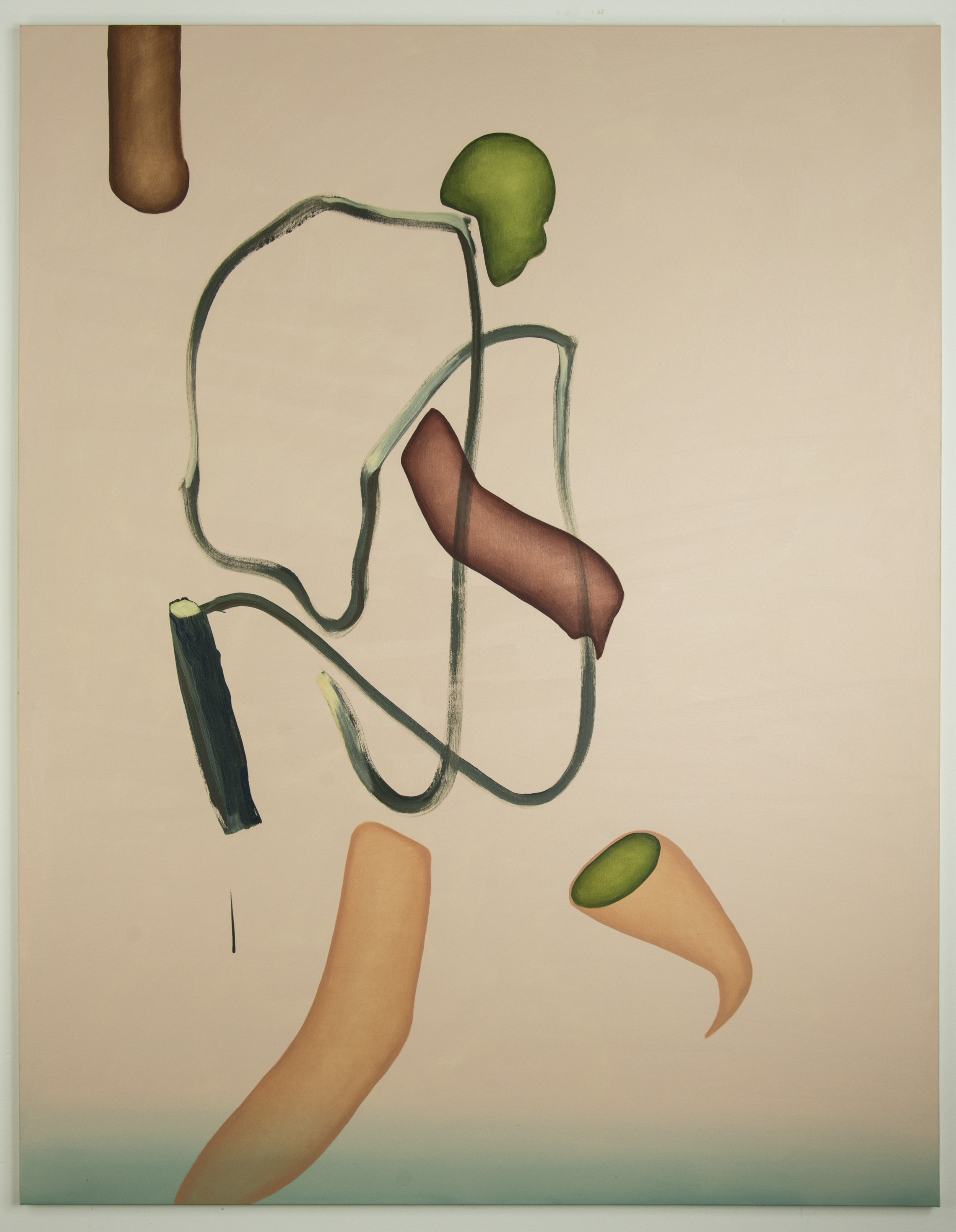 Simple Game, 2016, oil on canvas, 180 x 140 cm 
