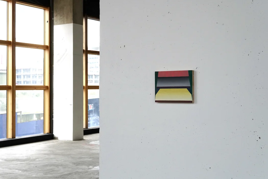 His Painting Landscape (Bitter Rivals) Seán Guinan, Untitled, Oil on wood, 24x17cm. 2017.