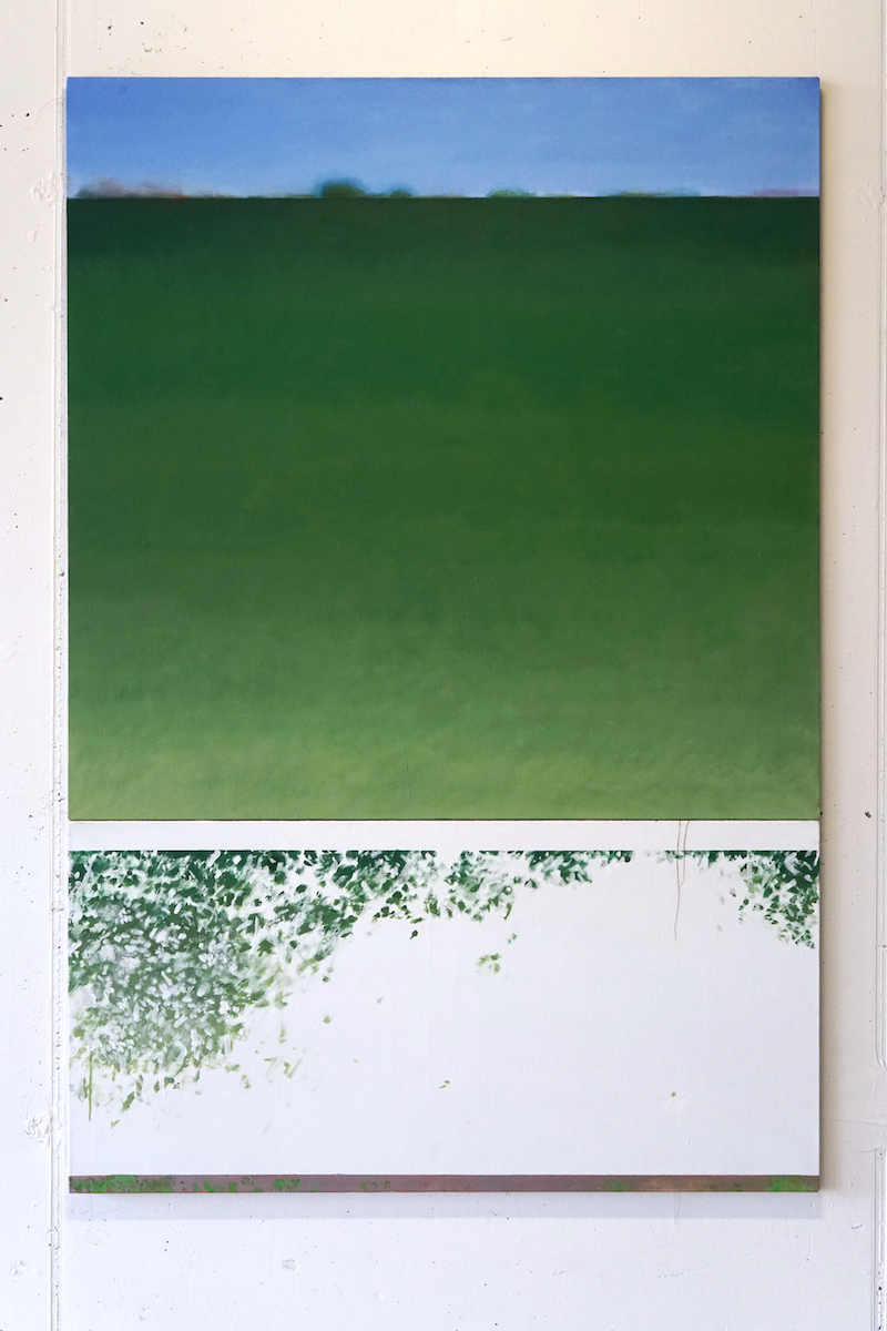 View, Acrylic on Linen, 122x183cm. 2018.