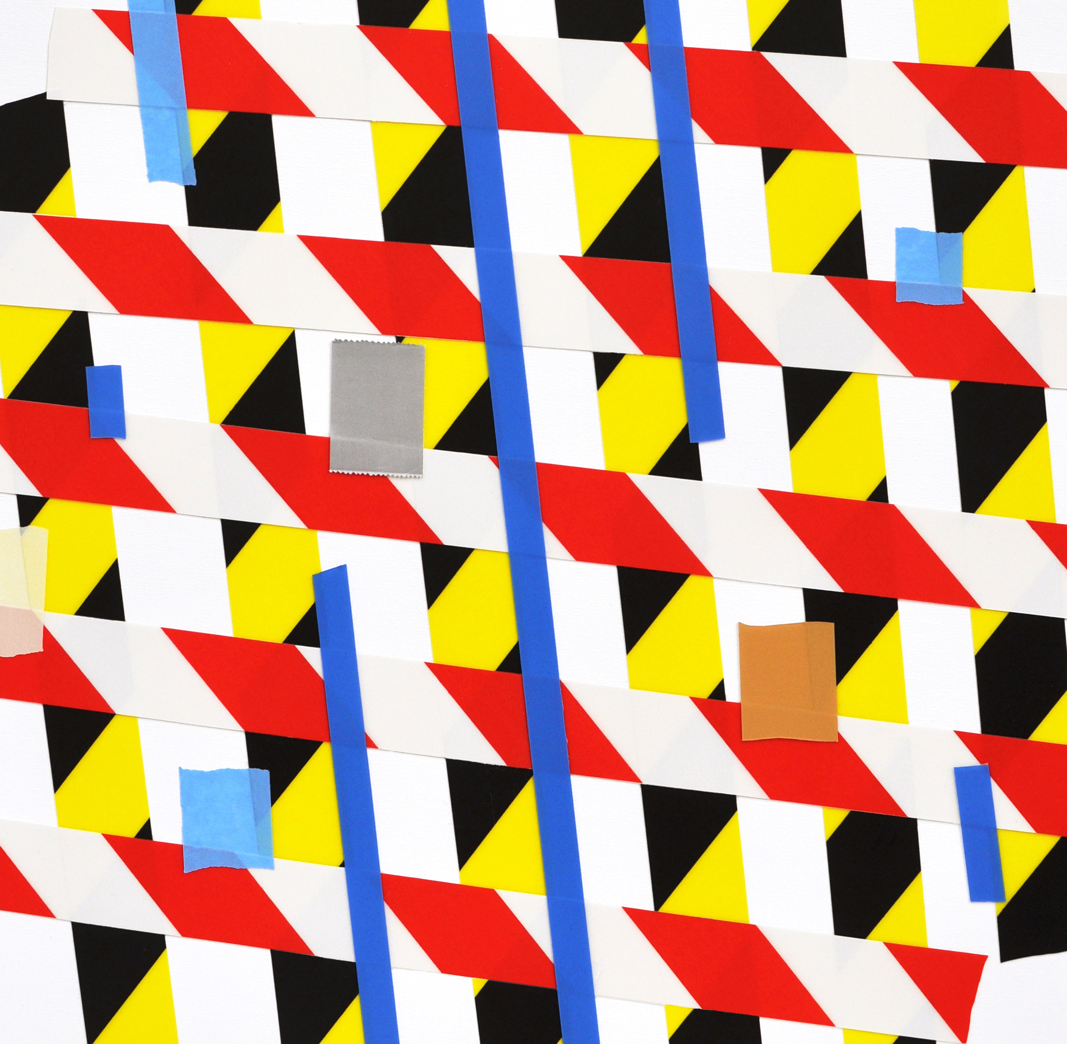 Disaster Waiting to Happen (2015), Acrylic on canvas, 50 x 50 x 5cms