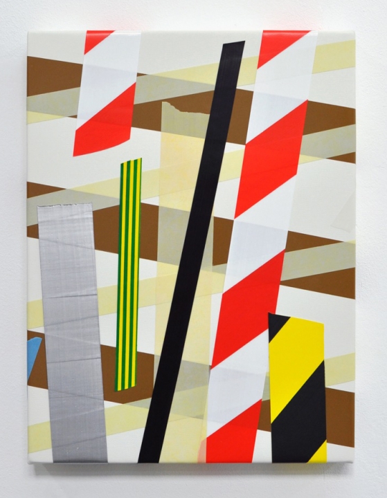 Caroline McCarthy, 'Lollipops and Roses', (2013) Acrylic paint on canvas, 30 x 40 x 4cm