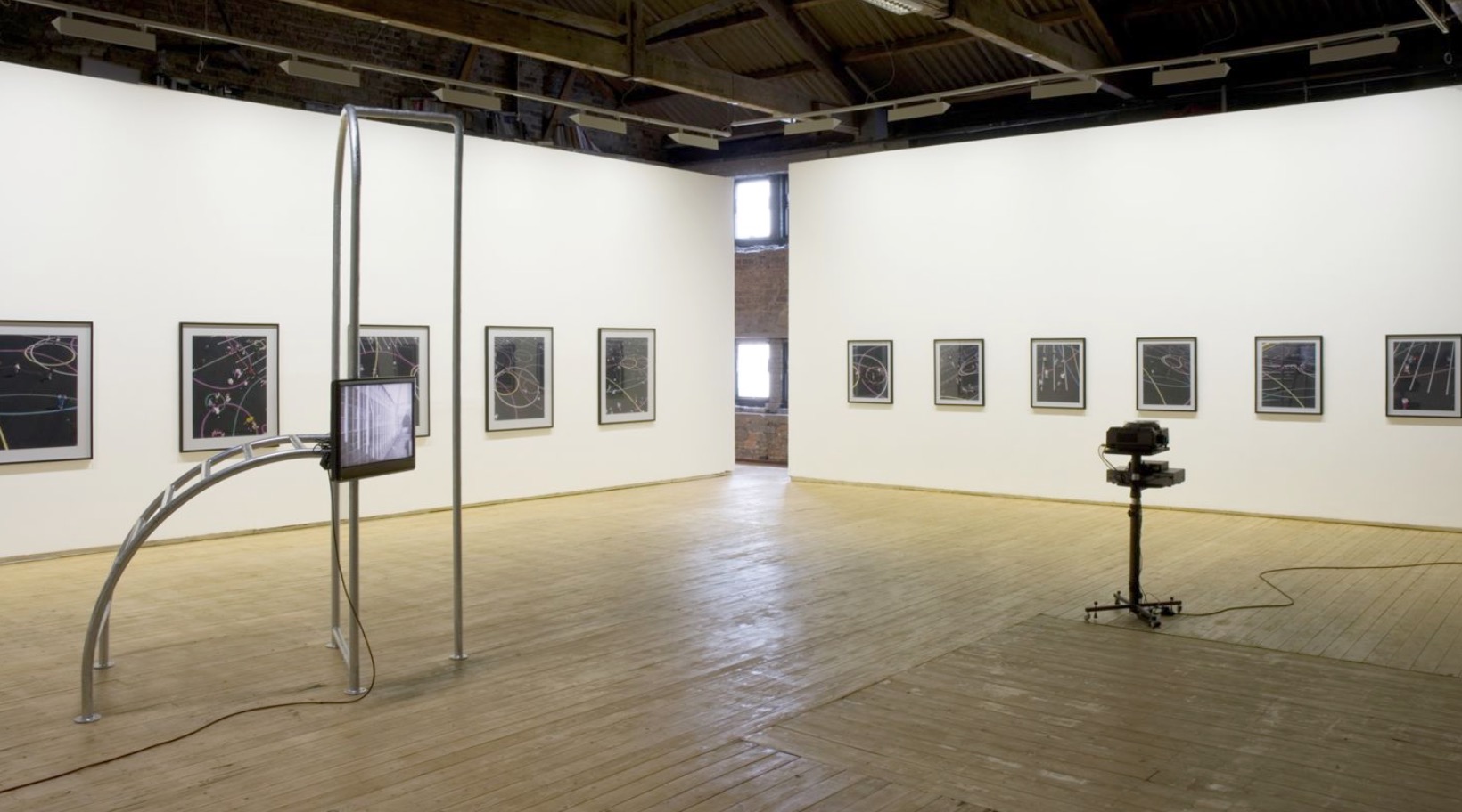 Installation image of AUTODIDACT, Green On Red Gallery, April 2011.