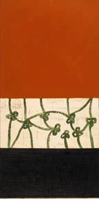 Knots: United Field Painting II John Noel Smith 2001 Oil on canvas 180 x 90 cm