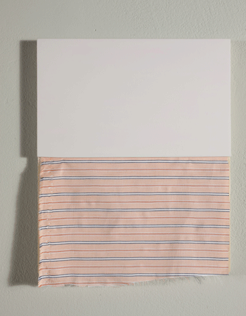 Fergus Feehily French Rest (2008) Acrylic and cloth on MDF 27.5 x 23 x 1.4cm