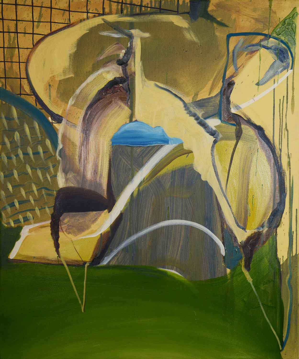 Slouch, 2013, Oil on canvas, 90 x 75 cm 
