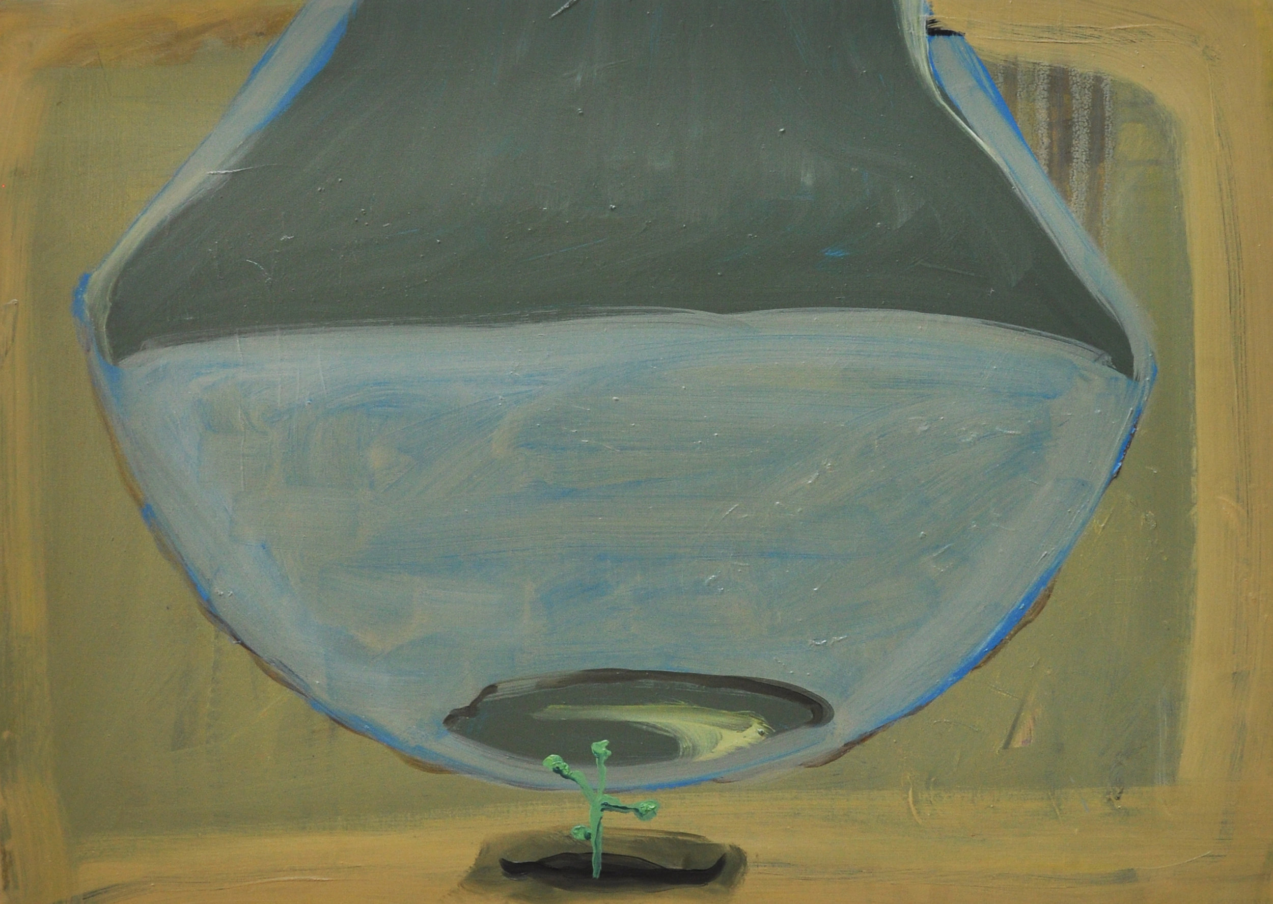 Eye, 2011, Oil on cotton, 50 x 70 cm