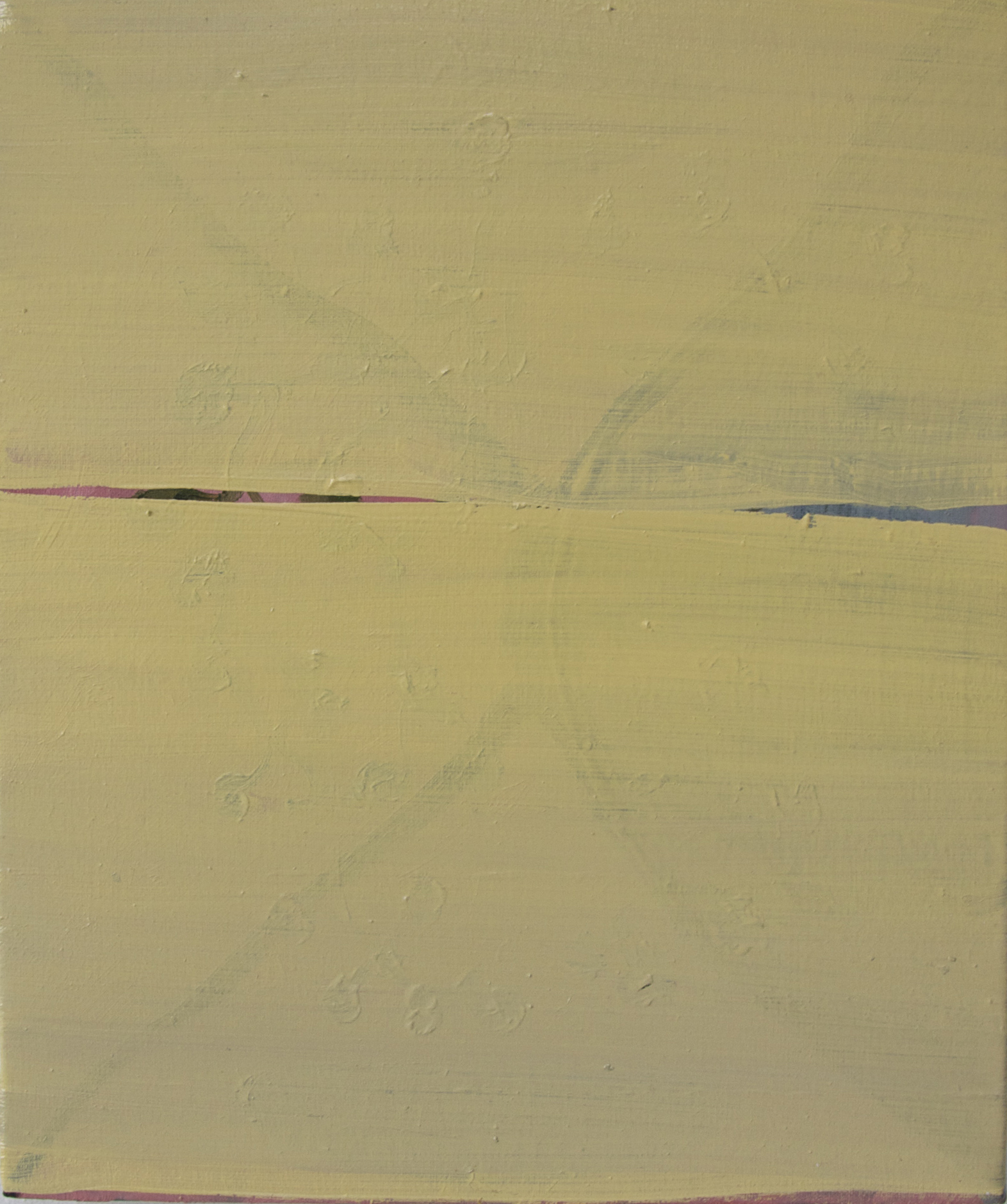 Tear, 2010, Oil on cotton, 25 x 30 cm