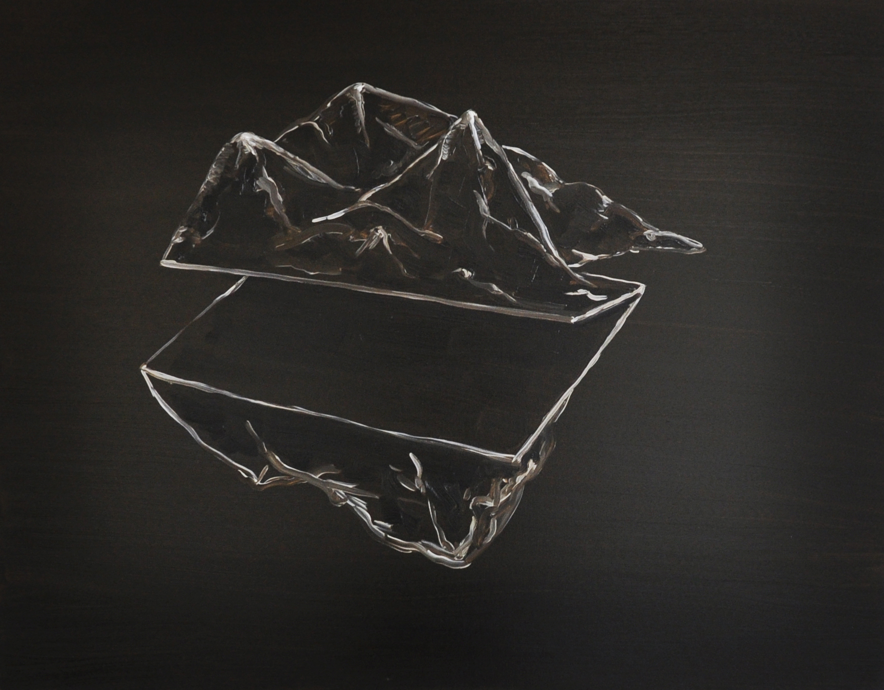 Parallel Ridge, 2011, Oil on cotton, 70 x 90 cm