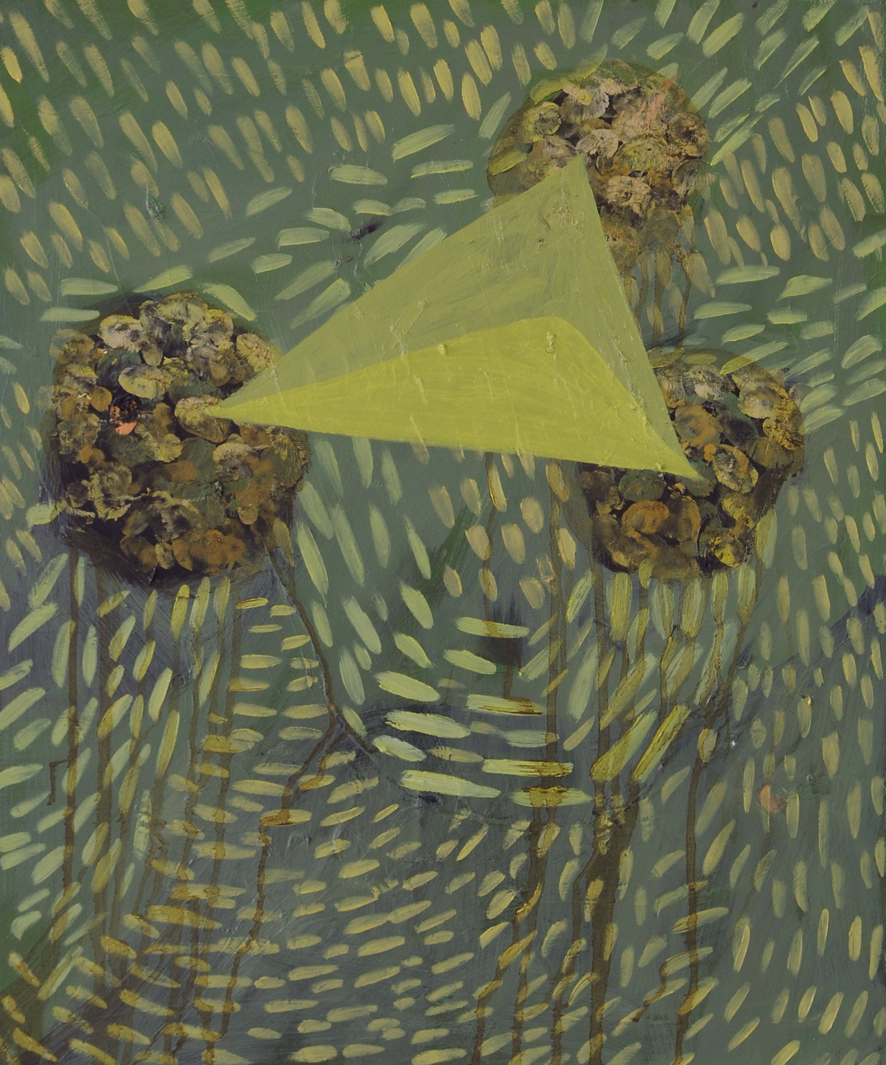 Envelope, 2011, Oil on cotton, 60 x 50 cm