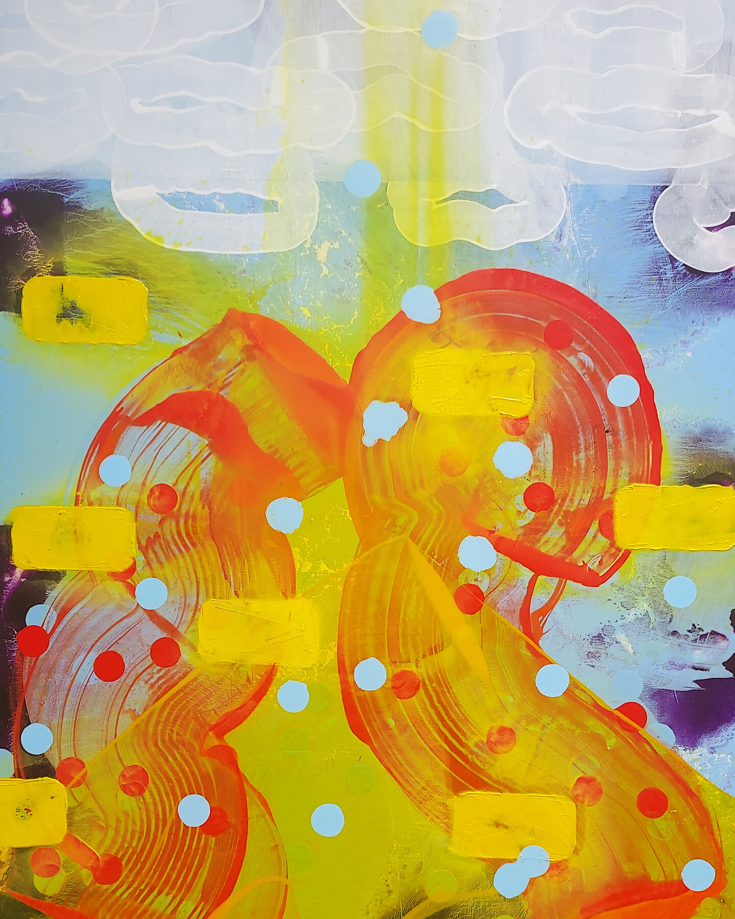 JOHN CRONIN Artificial Bee Colony new paintings  at Green On Red Gallery Opens Thursday  14 March  2024