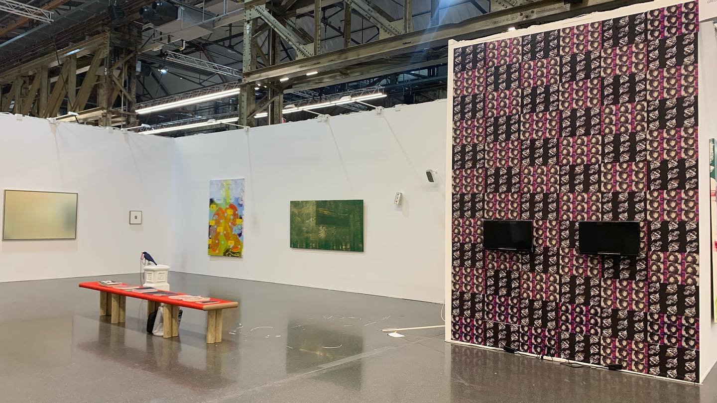 2 days to go at Art D&uuml;sseldorf 2024.  Green On Red Gallery ( Booth H10 ) showing John Cronin new paintings, Scott Lyall, Niamh McCann and Venice Biennale 2024 Golden Lion Lifetime Achievement winner, Nil Yalter.  Come visit.  Jerome ( info@green