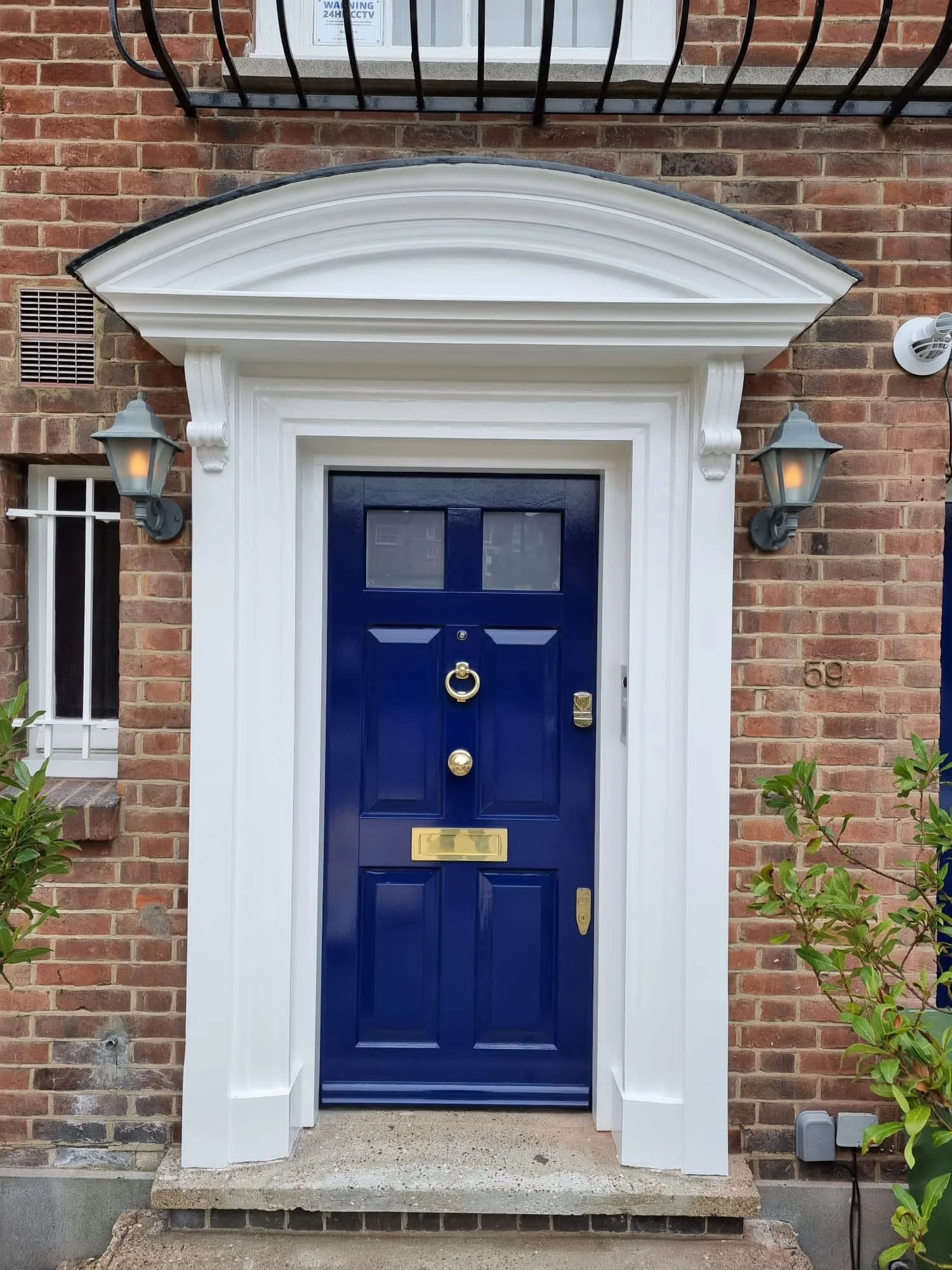 Entrance Door manufactured in Meranti