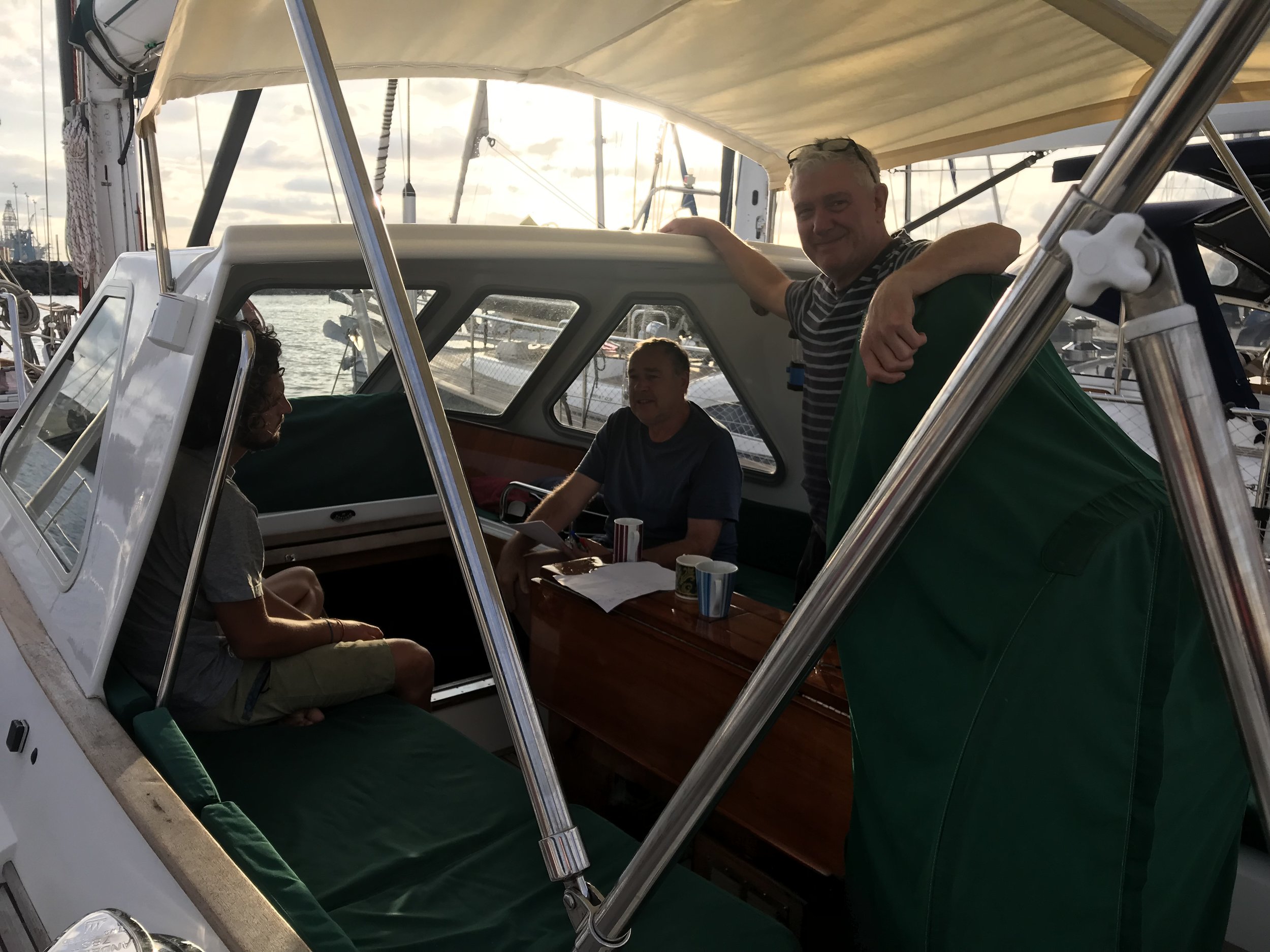 Bob doesn’t like the sound of that, “they promised us flat trade wind sailing”