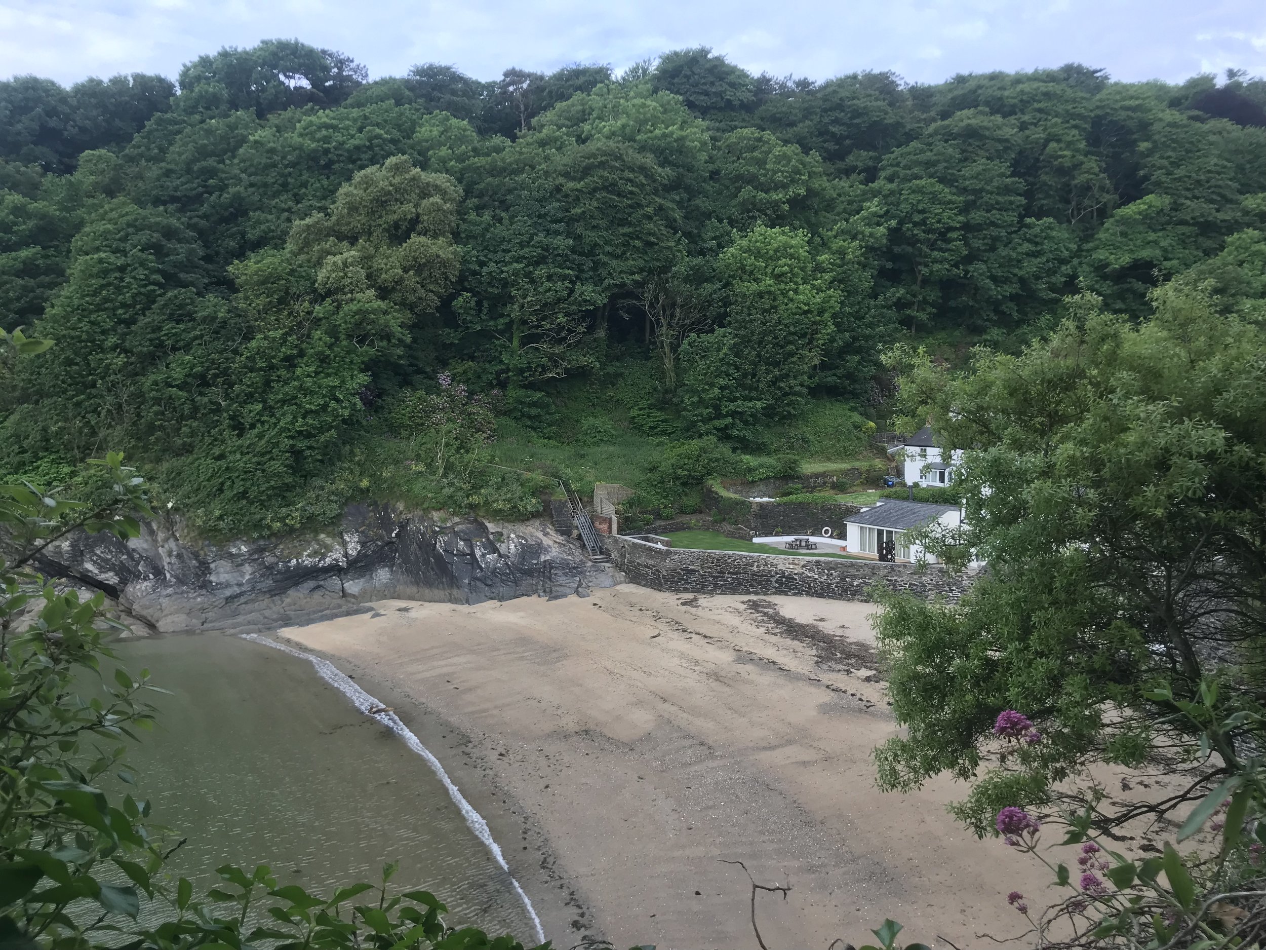 View from Dawn French bedroom, Sue was back to her stalking despite the restraining order.
