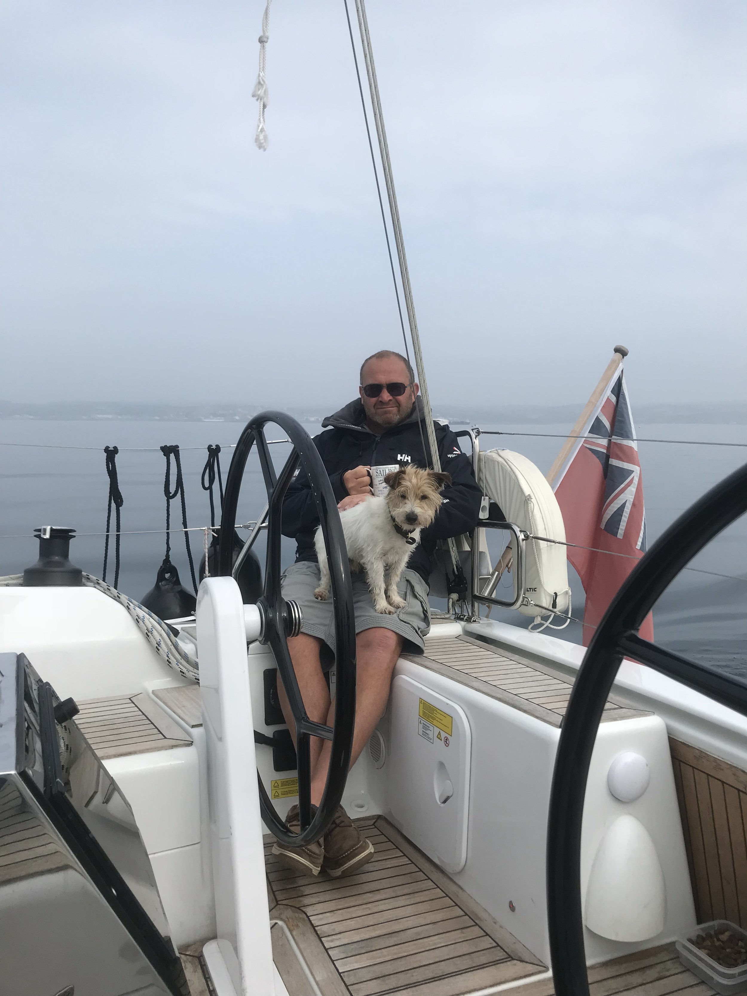 Not a happy Skipper – no wind