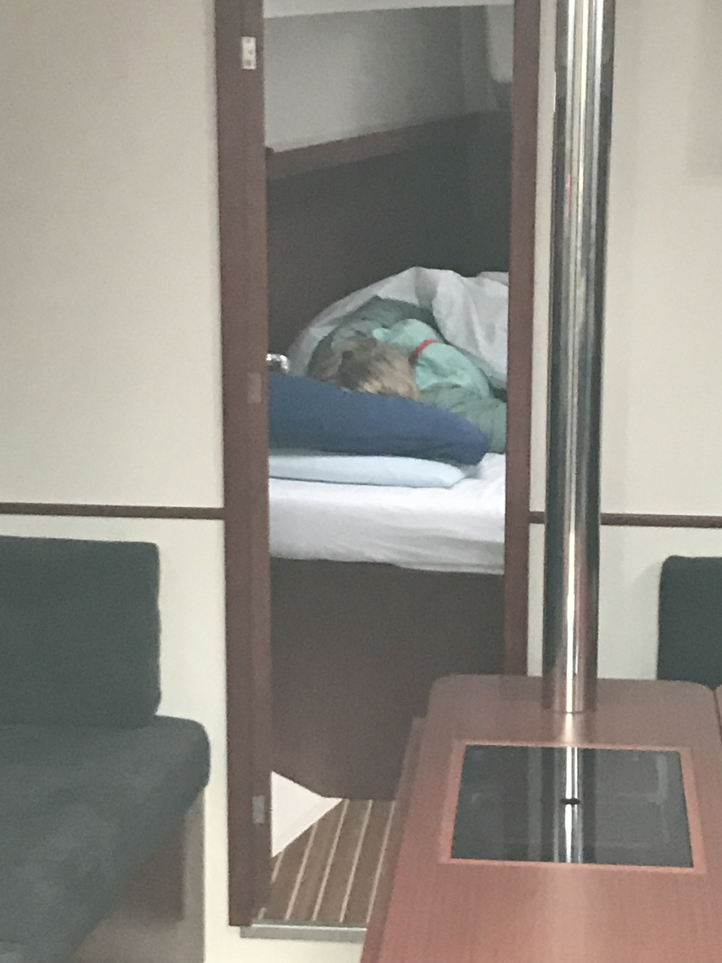 Sue checking the accounts – not sure you’ll find them under there!