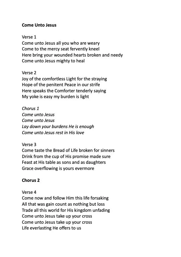 Come Unto Jesus LYRICS.jpg