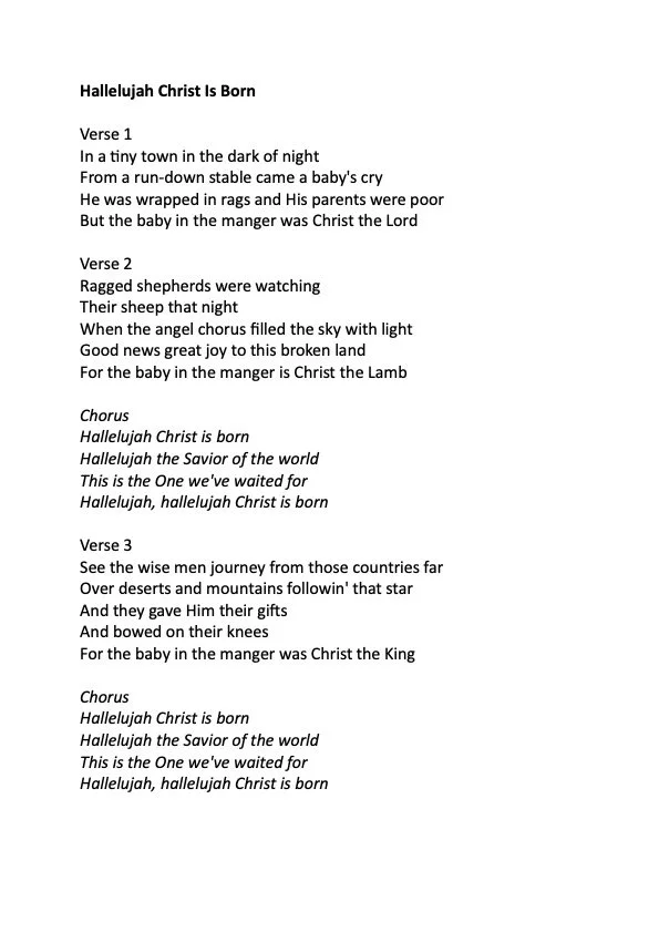Hallelujah Christ Is Born LYRICS1.jpg