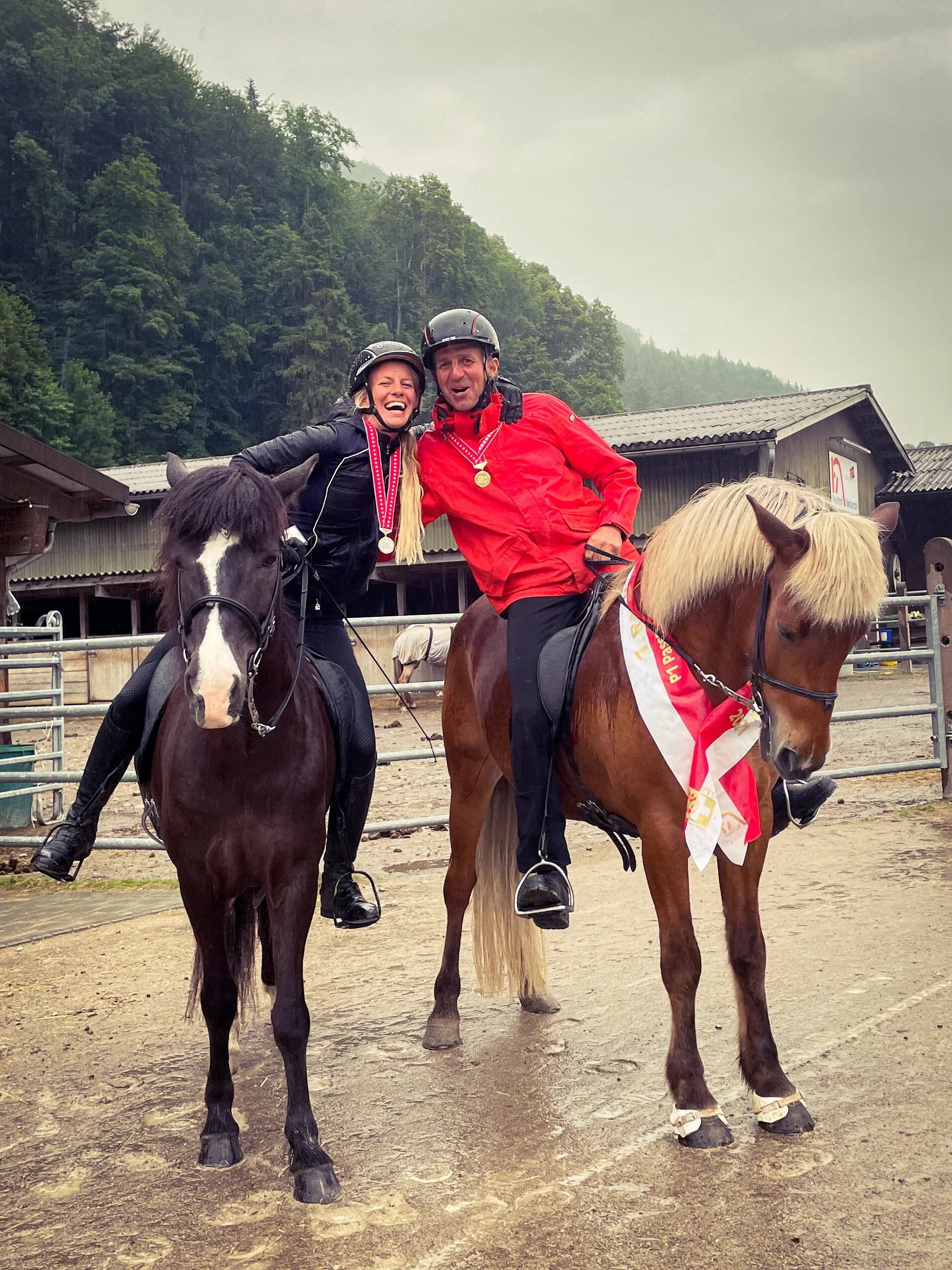 2x Vize-Schweizermeister an der Schweizermeisterschaft der Islandpferde 2021!