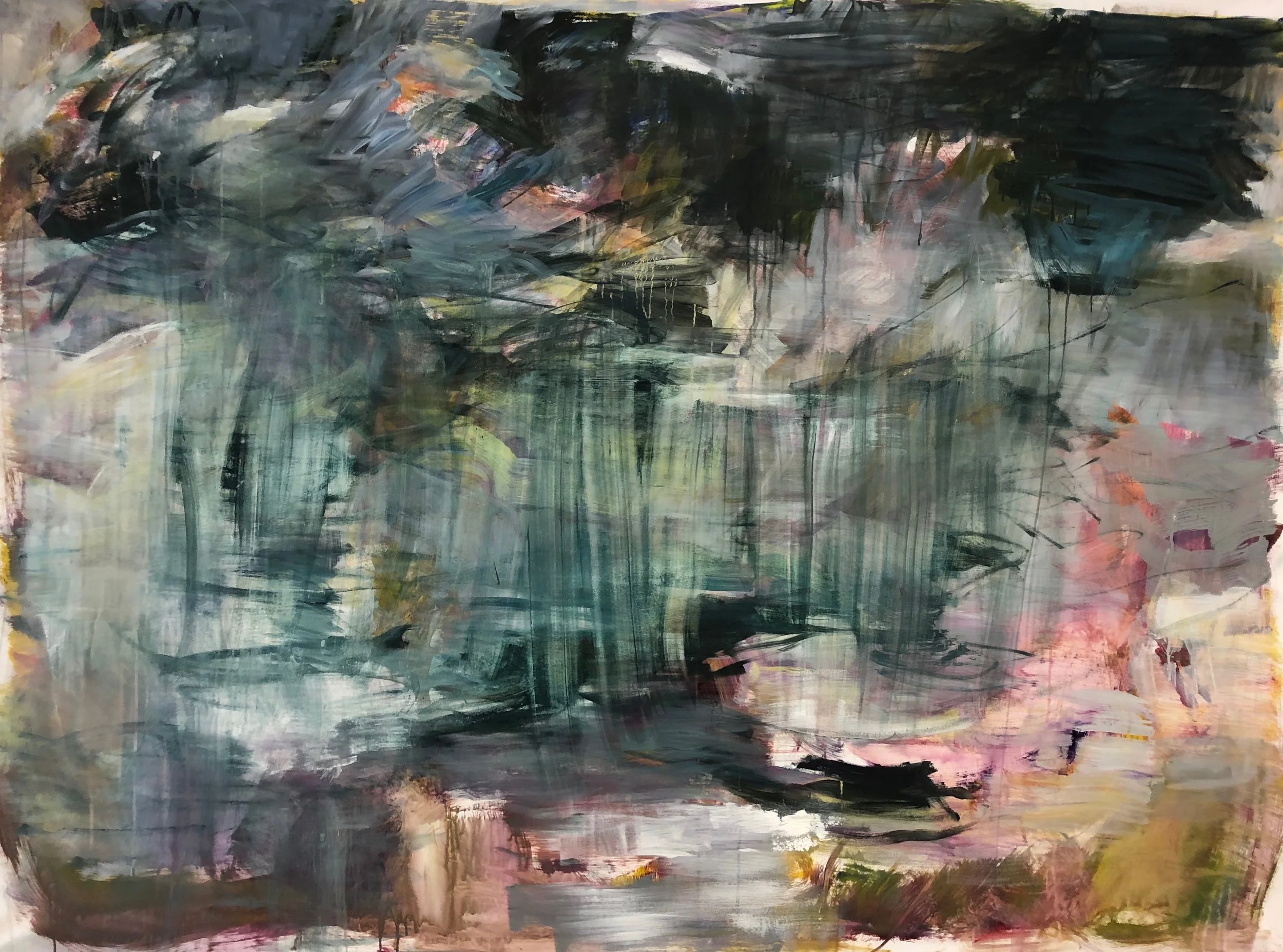 Untitled, acrylics on canvas, 170 x 200 cm, 2019