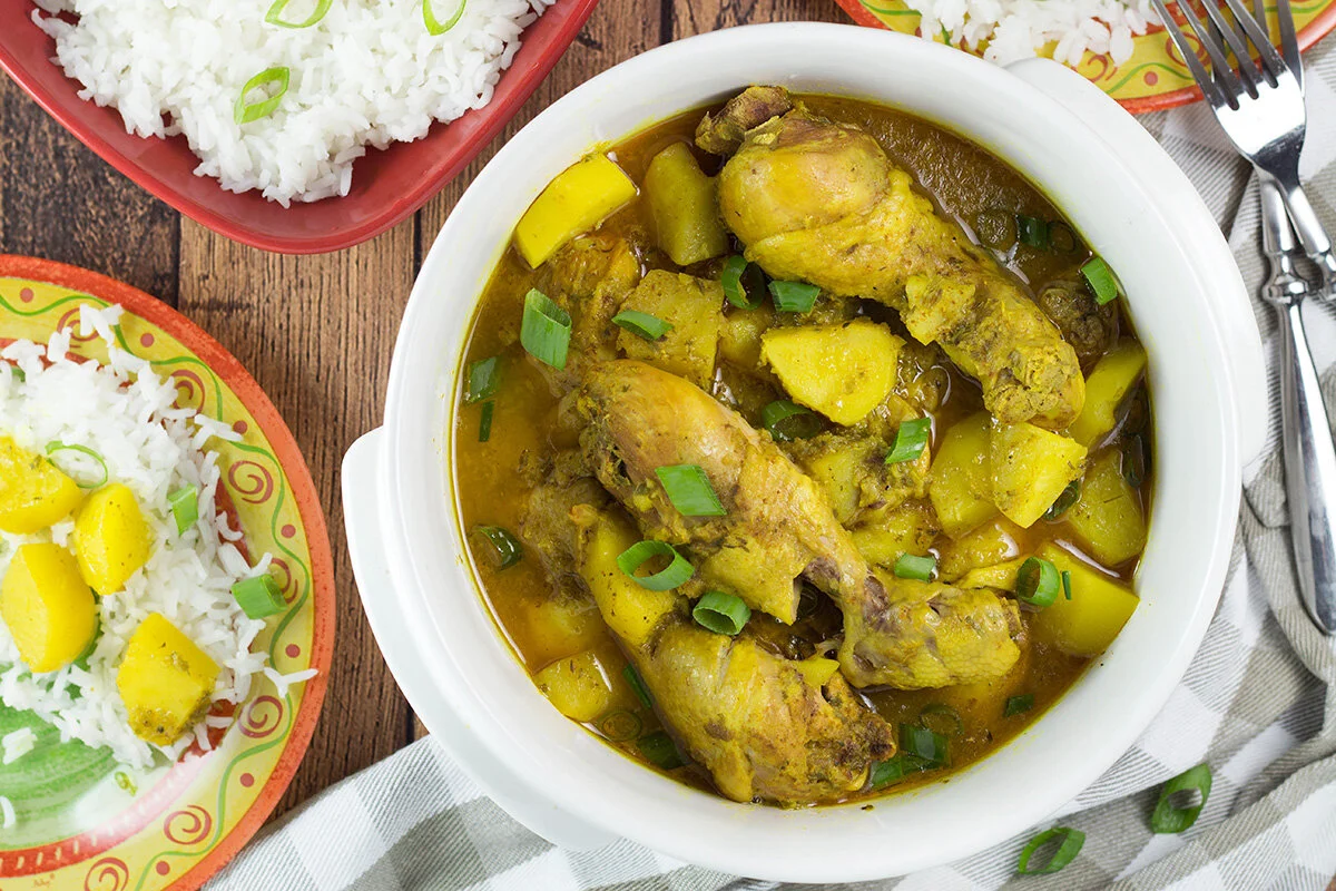 Jamaican chicken curry
