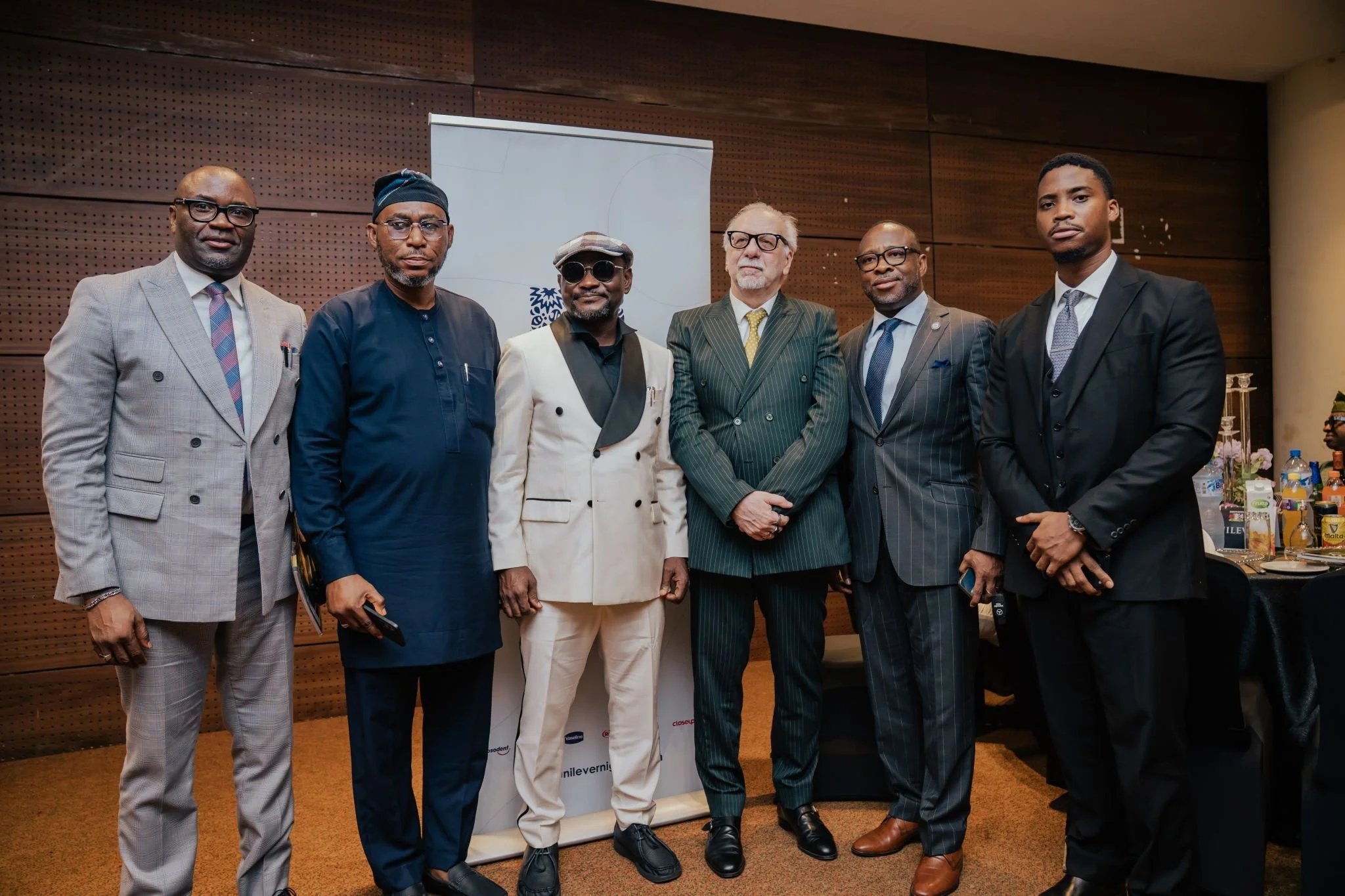 Members of the Mantra Management Team with dignitaries at the Nigerian-British Chamber of Commerce (NBCC) Inauguration Dinner in Lagos, Nigeria.