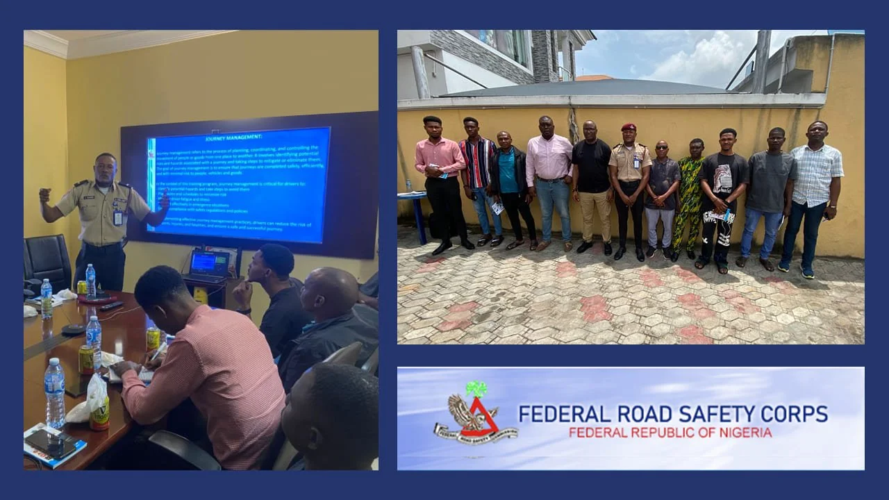 Images of Mantra's Defensive Driver Training course in Lagos, Nigeria.