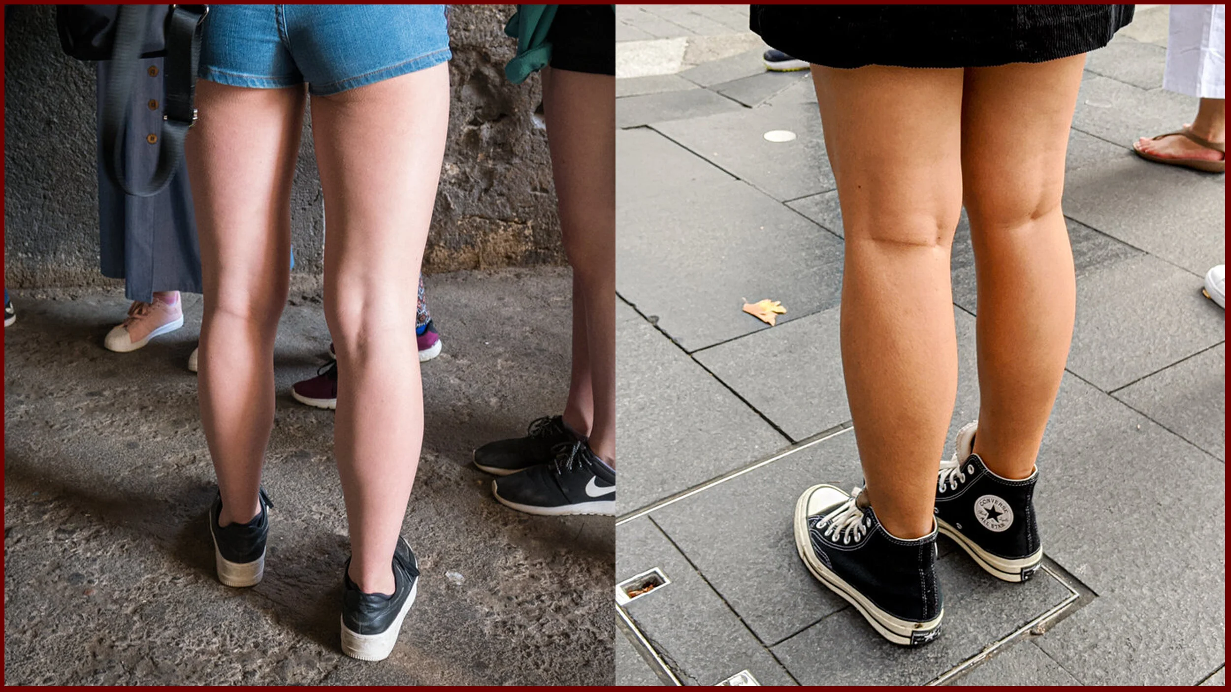 high top converse on thick legs