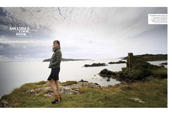 Client: Anthropologie Title: November Journal Production Company: Location Scotland Photographer: Tom Craig www.tomcraig.com Photographer’s Assistant: Hugo Grimwood