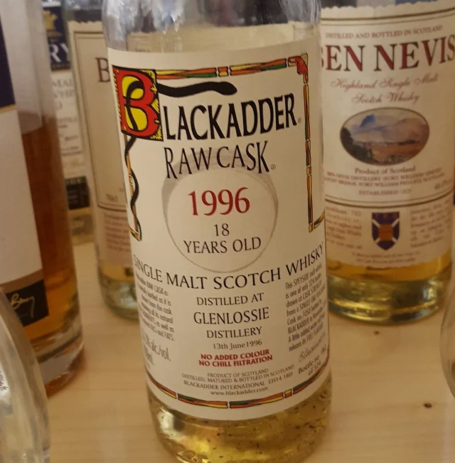 ブラックアダー　ロウカスク　1996 18年　53% BLACKADDER RAW CASK LOCHRANZA 1996 18yo Cask No.1830 52.6