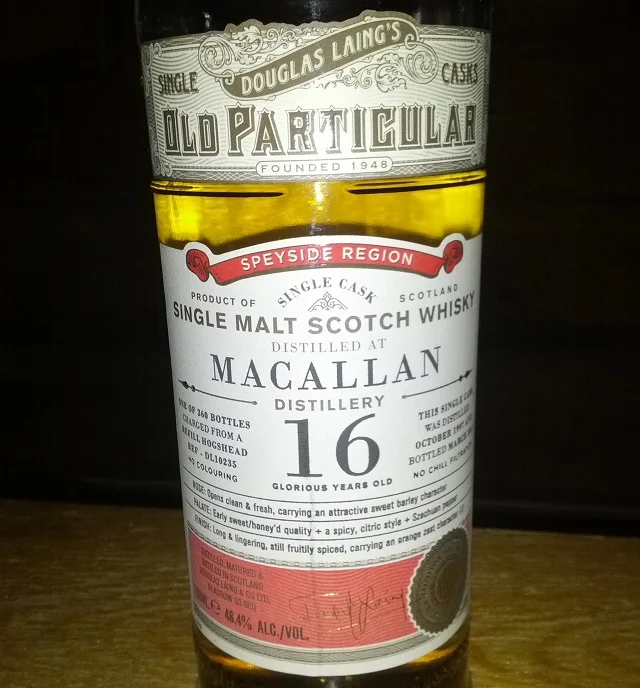 Macallan 1997 16 YO Old Particular — Whisky Saga