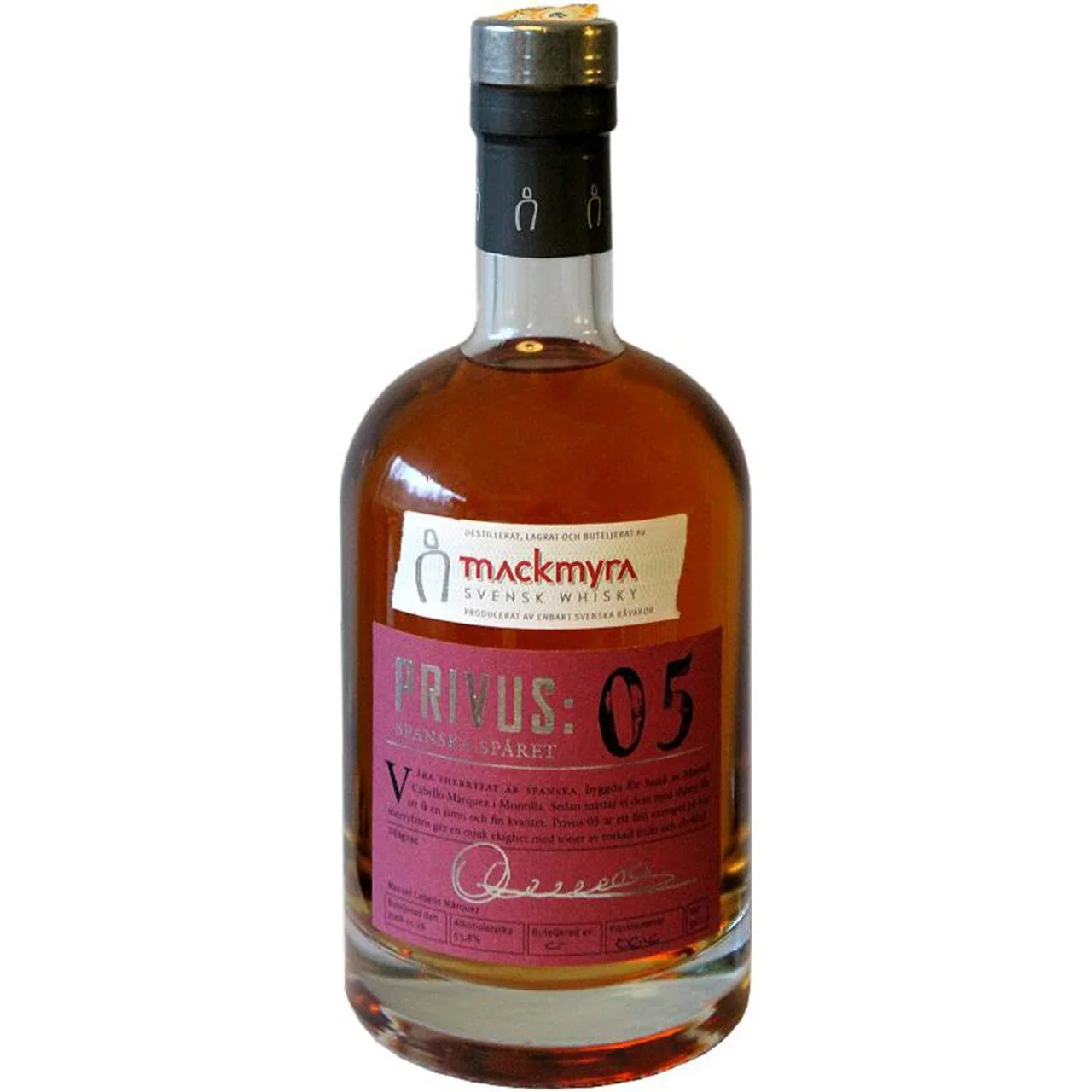 Nordic whisky # 239 - Mackmyra Privus:05 Spanska spåret