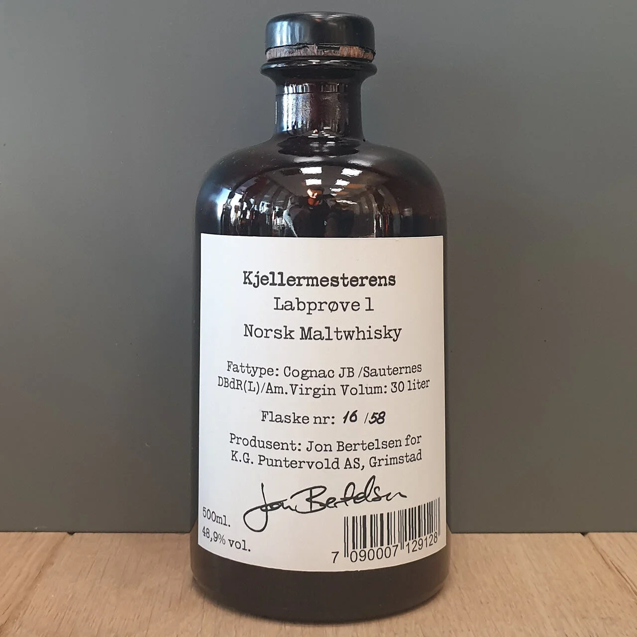 Nordic Whisky #263 - Kjellermesterens Labprøve 1 - Norsk Maltwhisky