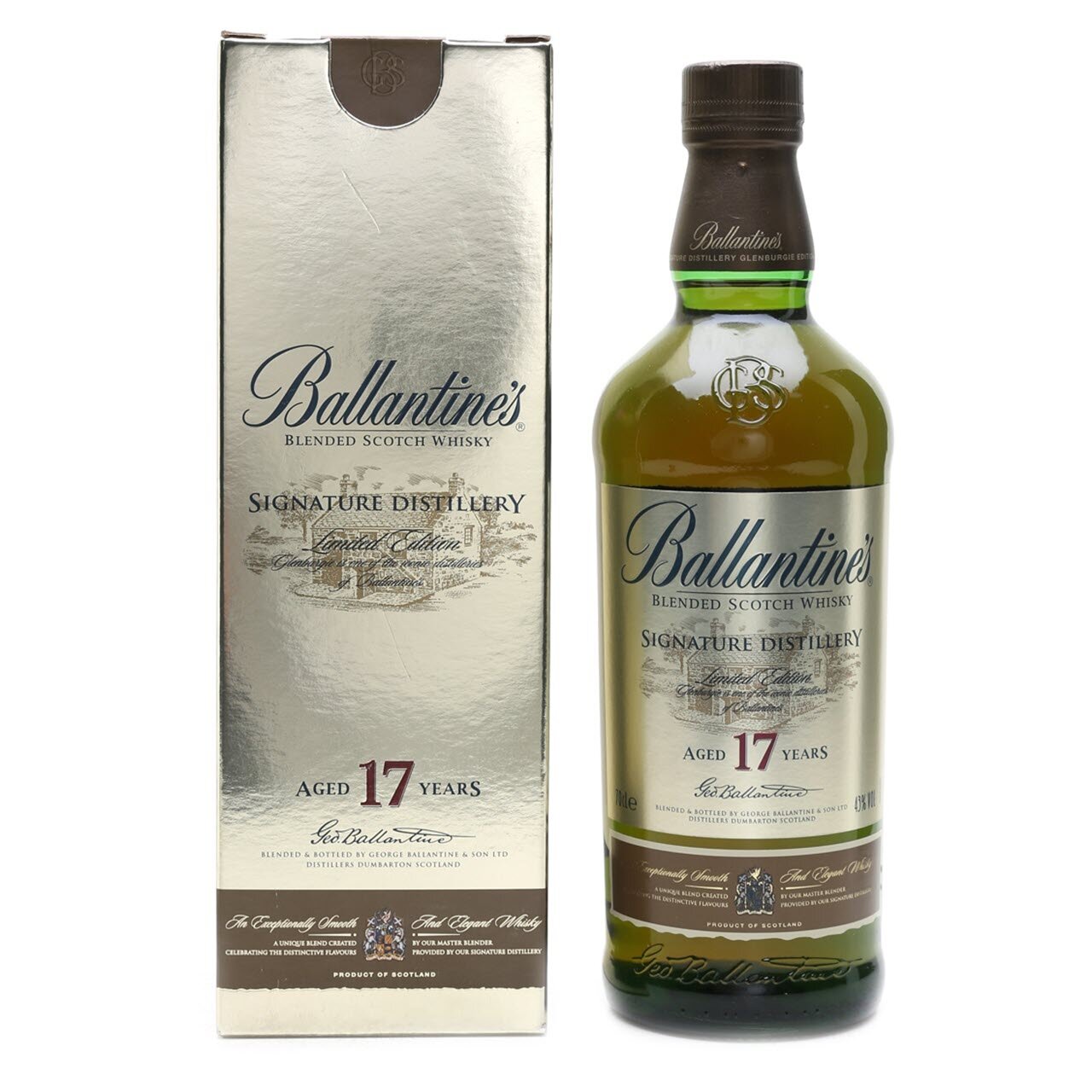 BALLANTINES 17 YEAR BLENDED SCOTCH WHISKY 750ML