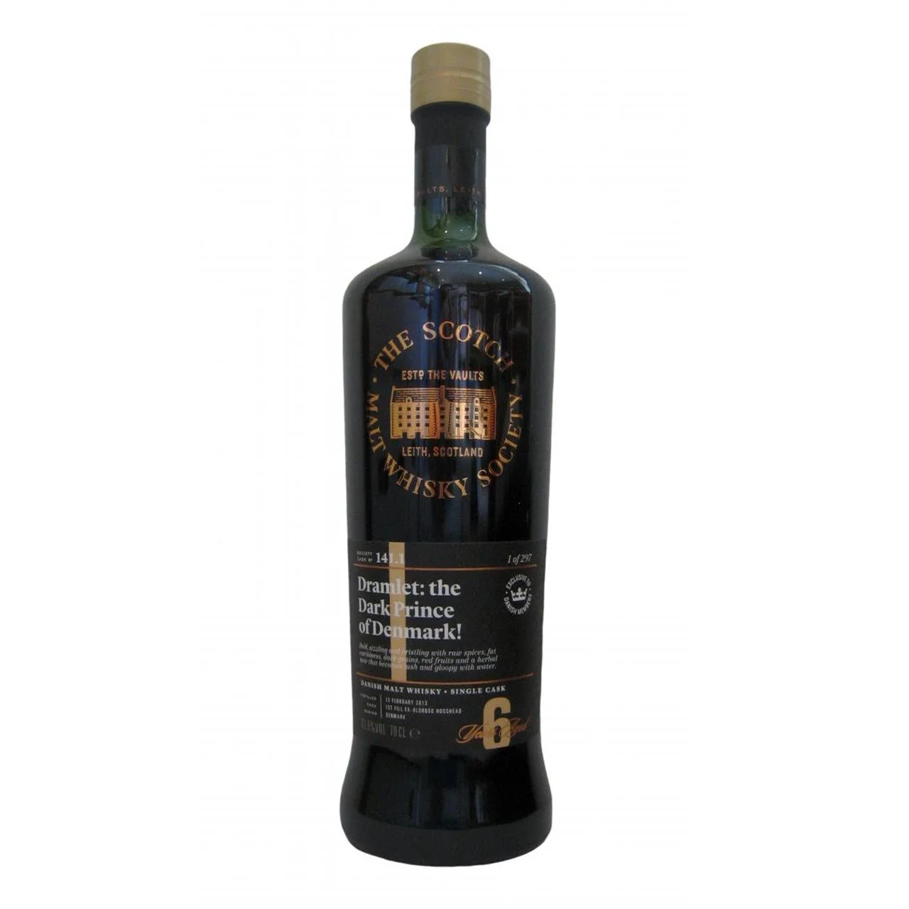 SMWS 141.1 Dramlet: The Dark Prince of Denmark
