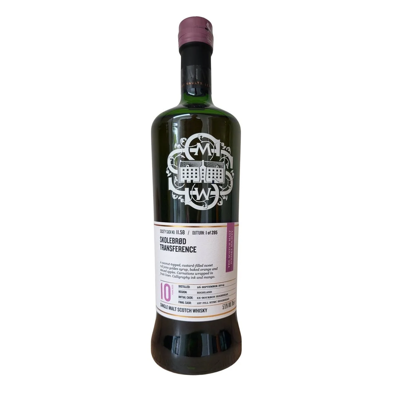 SMWS 11.58 Skolebrød transference — Whisky Saga