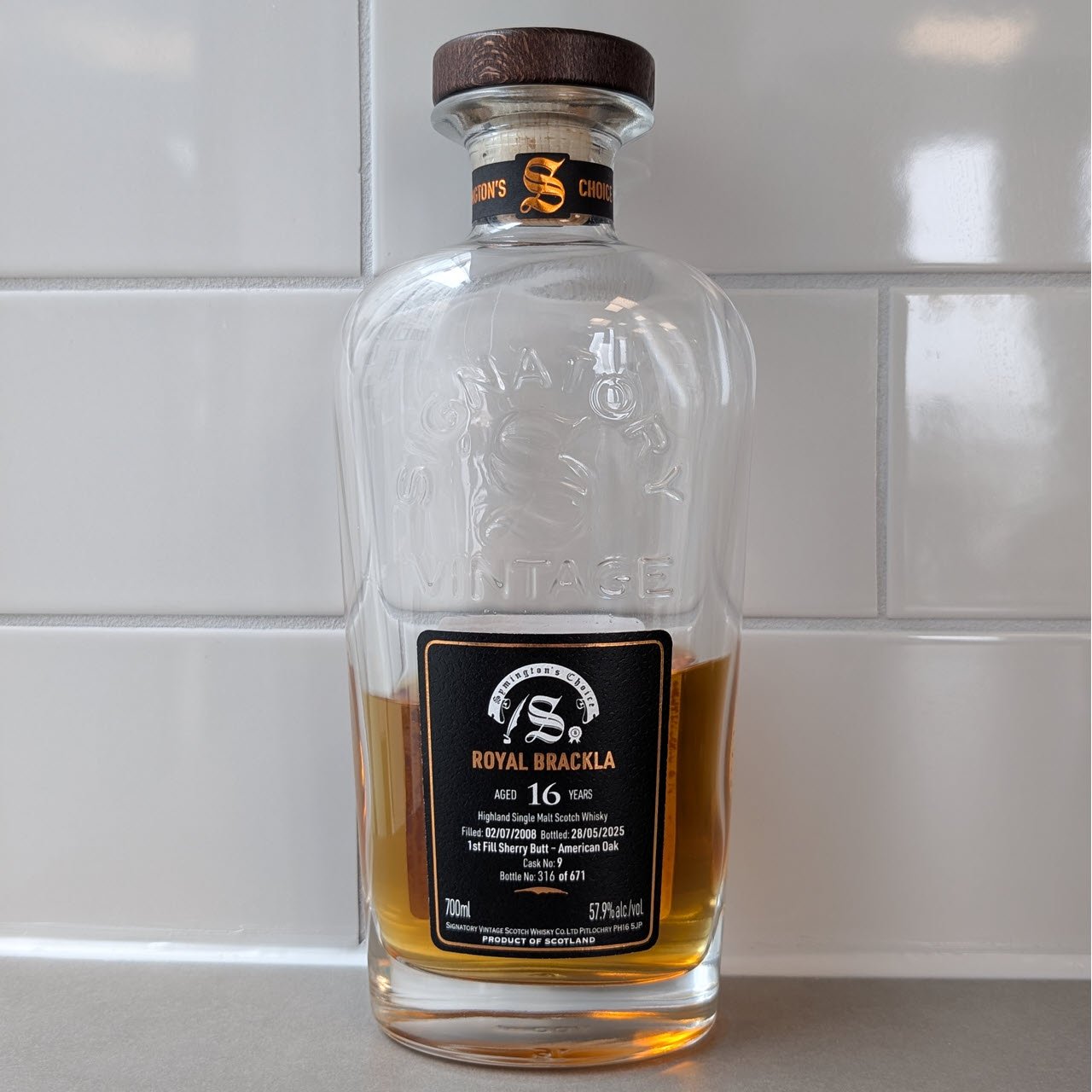 Royal Brackla 2008 16 YO Symington’s Choice (Signatory)