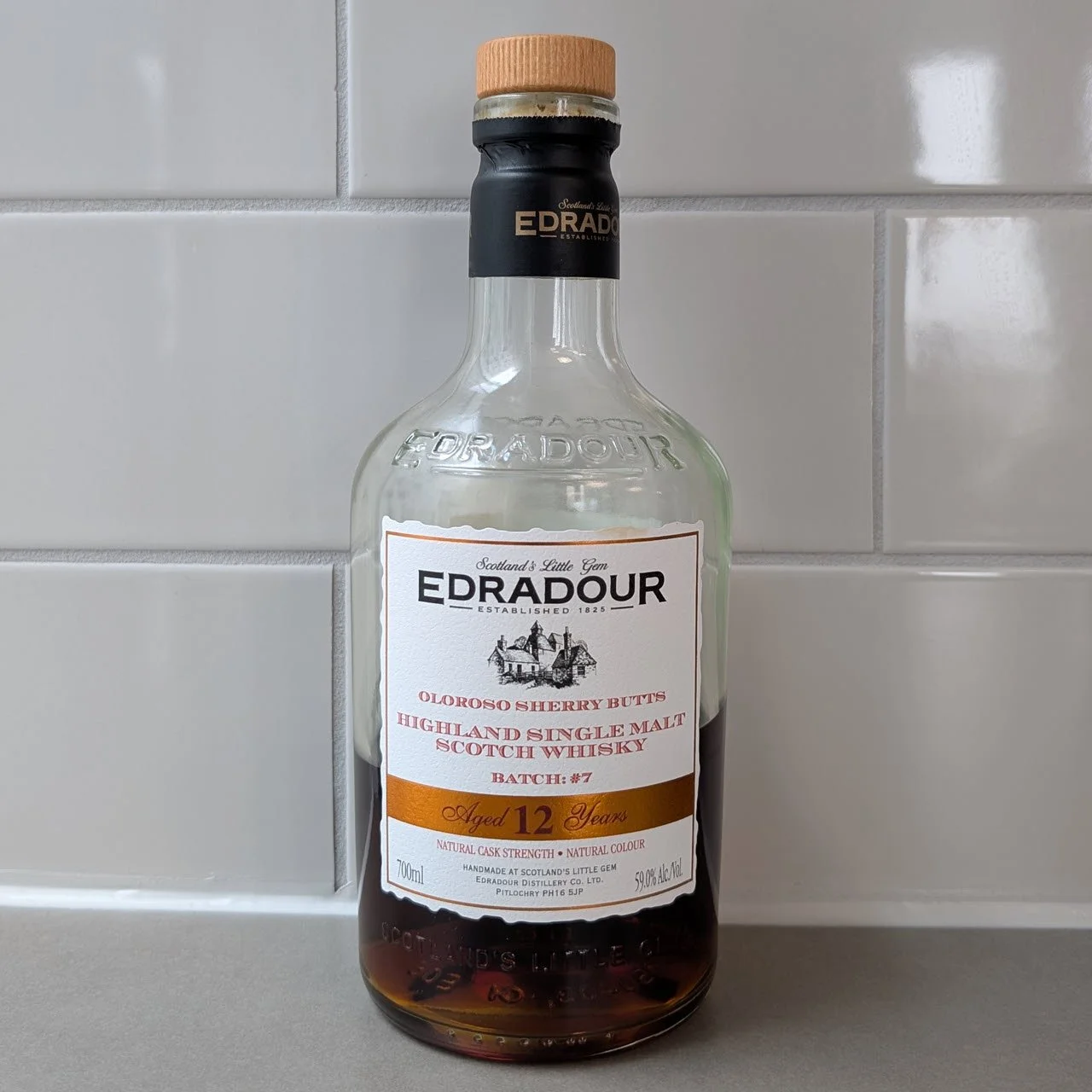 Edradour 12 YO Cask Strength - Batch #7